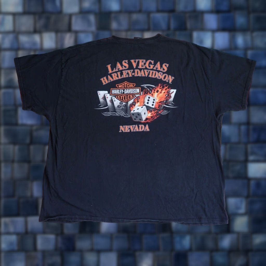 Harley Davidson Harley-Davidson Shirt Biker Logo Graphic Print Crew Neck T-Shirt Mens 3XL Black Size US XXL / EU 58 / 5 - 1 Thumbnail