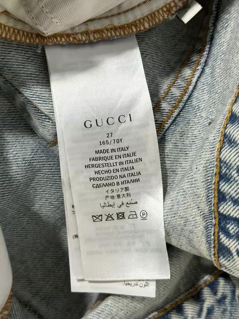 Gucci Gucci Patterned embroidered jeans 2501-Nextarrow Size US 27 - 4 Thumbnail