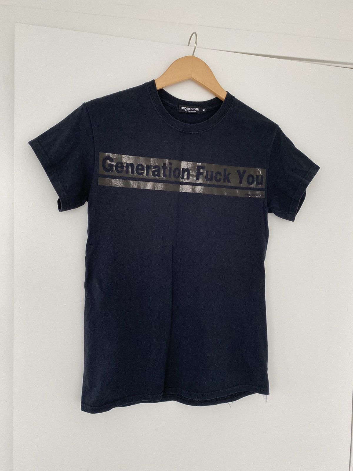 image of Undercover Archive ‘Generation Fuck You’ Tee in Black, Men's (Size Small)