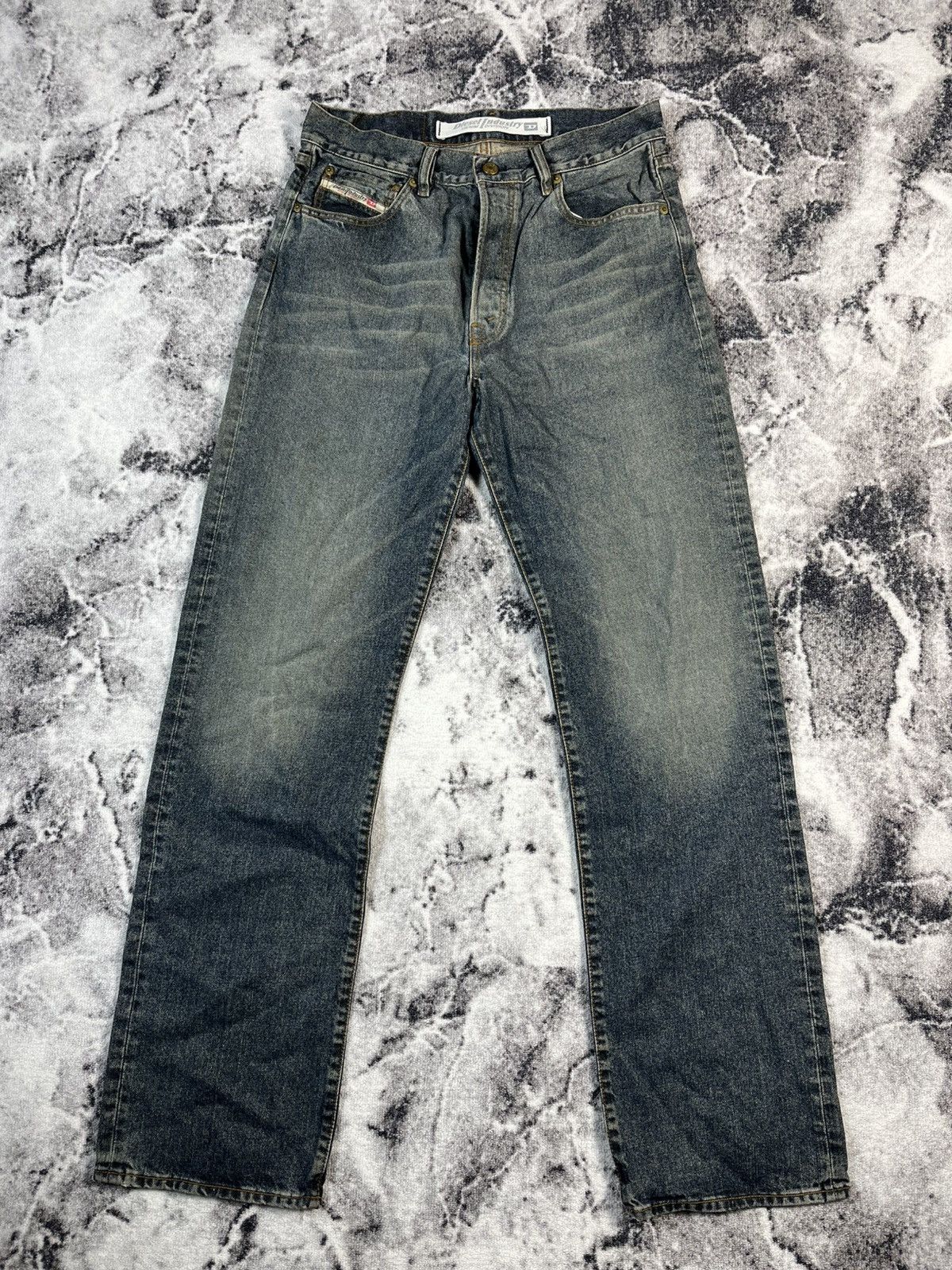 Diesel Diesel Industry straight fit blue denim jeans made in Italy. Size US 32 / EU 48 - 1 Thumbnail