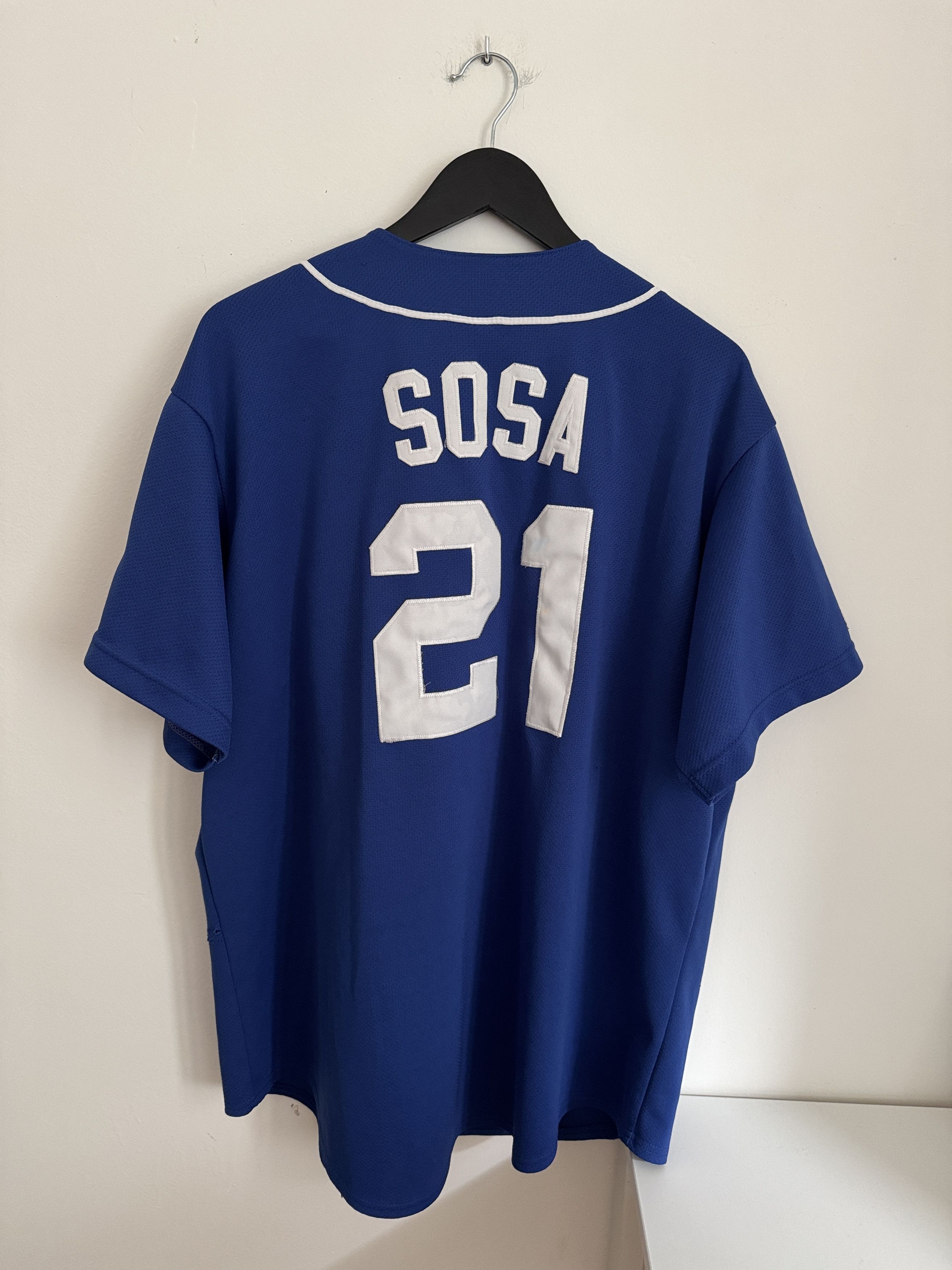 Majestic Vintage Sammy Sosa Chicago Cubs Majestic MLB Jersey Korea Size US XL / EU 56 / 4 - 6 Thumbnail