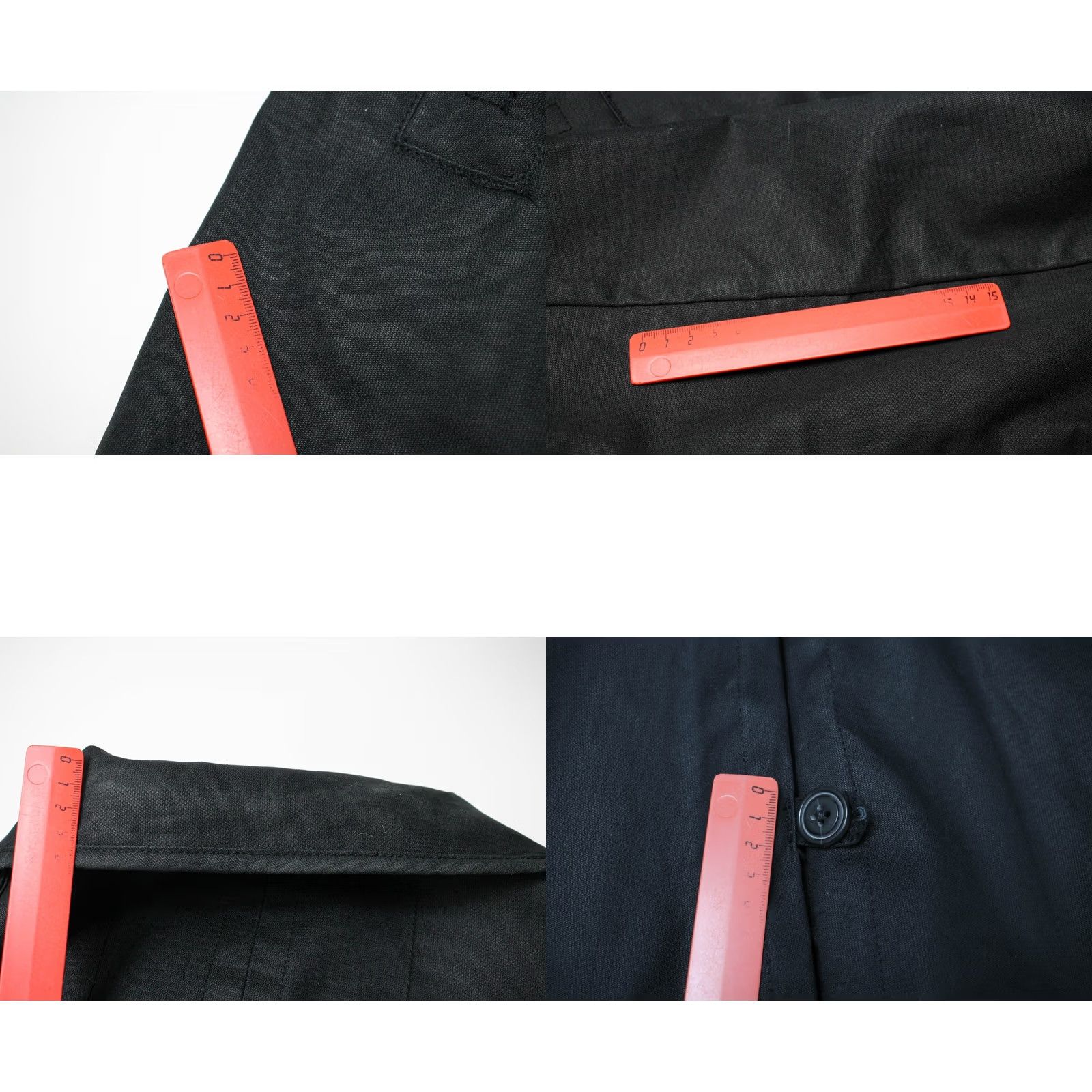 G-Star G-STAR Decoy Garber Trench Jacket Men's XL Button Up Pockets Black (Jacket) Size US XL / EU 56 / 4 - 9 Thumbnail