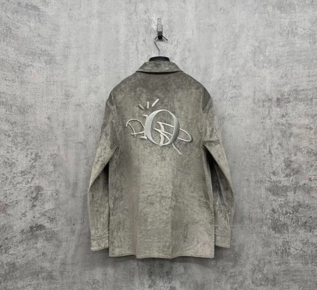 Dior dior embroidered logo velvet jacket. Size US L / EU 52-54 / 3 - 1 Thumbnail