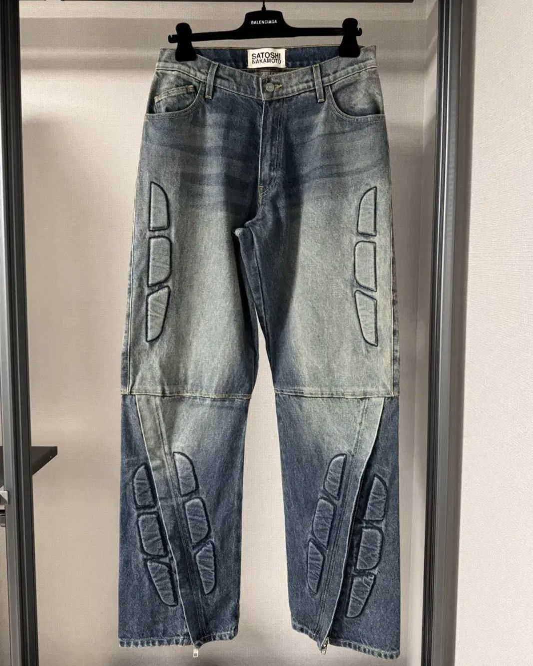 Satoshi Nakamoto Satoshi Nakamoto Enduro Denim Pants Size US 32 / EU 48 - 1 Thumbnail