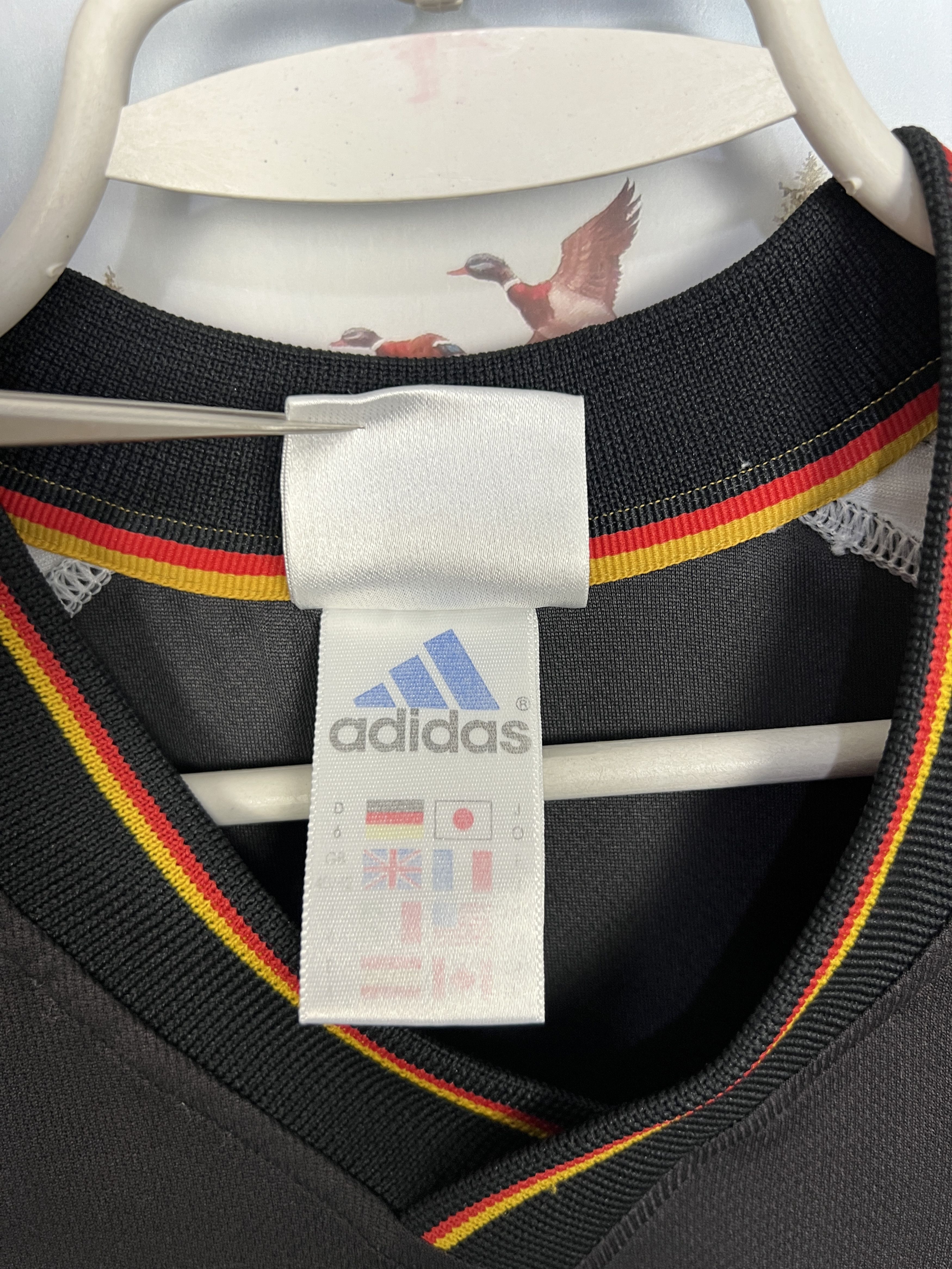 Adidas Vintage 90's Adidas Germany Deutschland Shirt Olympics Size US L / EU 52-54 / 3 - 6 Thumbnail