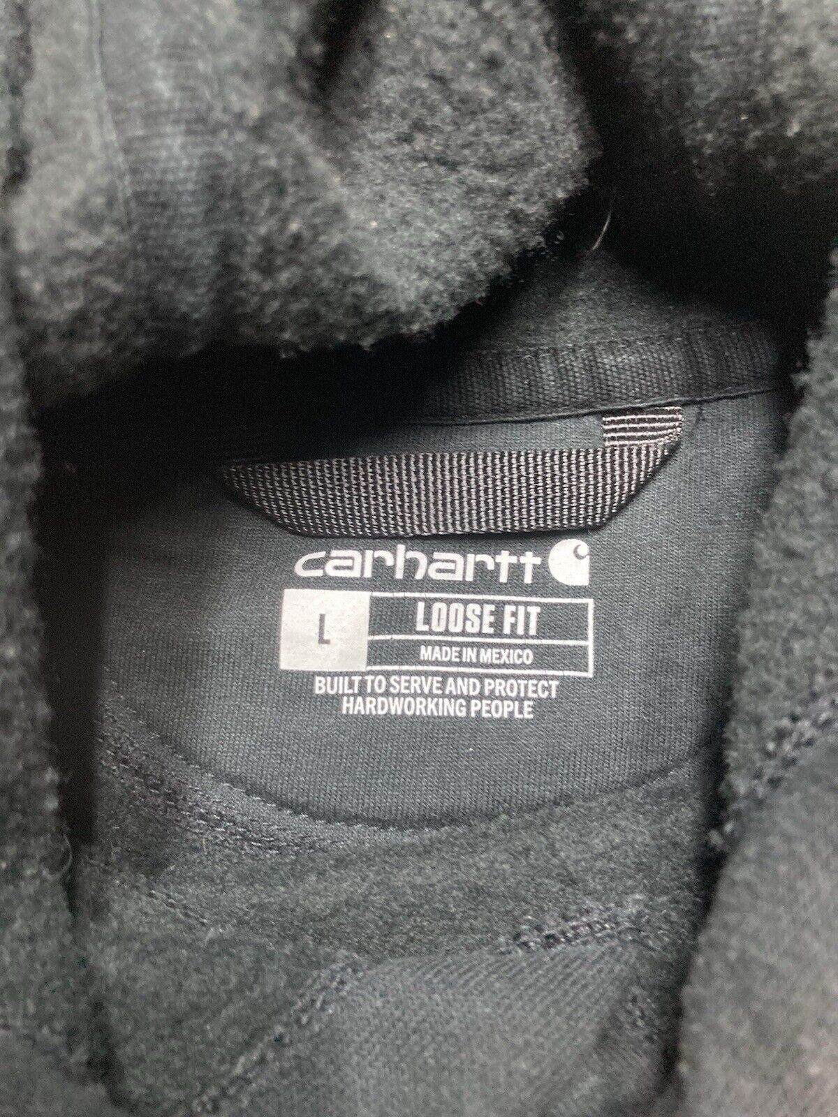 Carhartt Carhartt hoodie sweatshirt K288 black faded distressed large Size US L / EU 52-54 / 3 - 6 Thumbnail