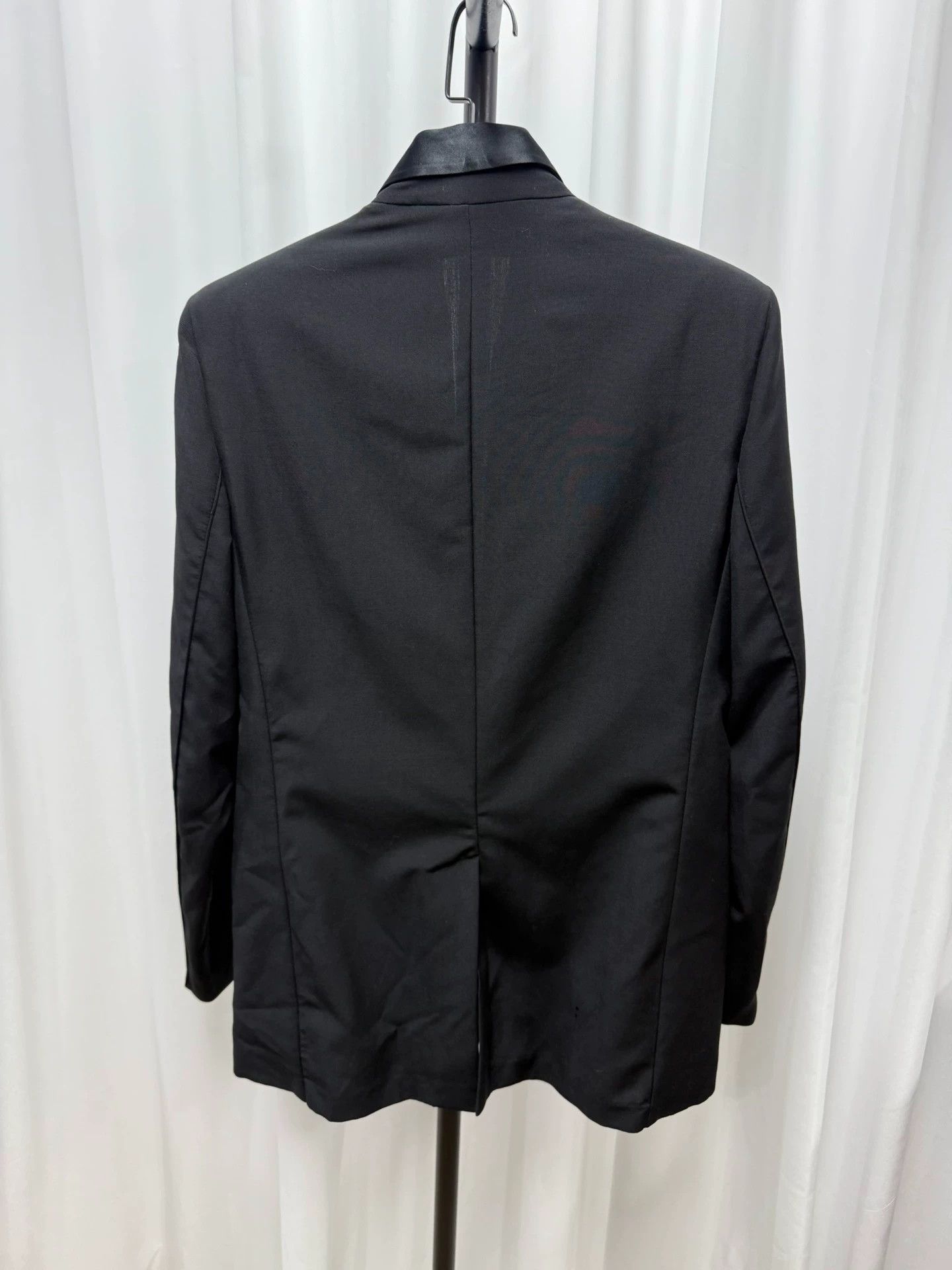 Maison Margiela Masion Margiela Silk Scarf Collarless Blazer Size 48R - 2 Thumbnail