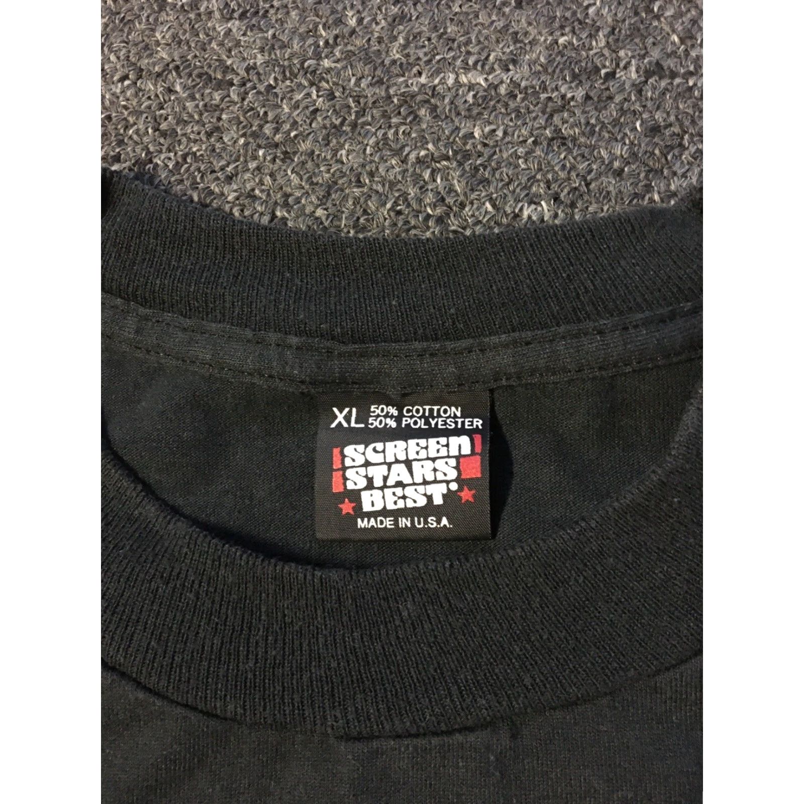 Vintage VINTAGE CWA Don’t Shoot I’m Craft! Labor Union Shirt XL USA Single Stitch Black 90s Grunge Shirt Mens Size US XL / EU 56 / 4 - 7 Thumbnail