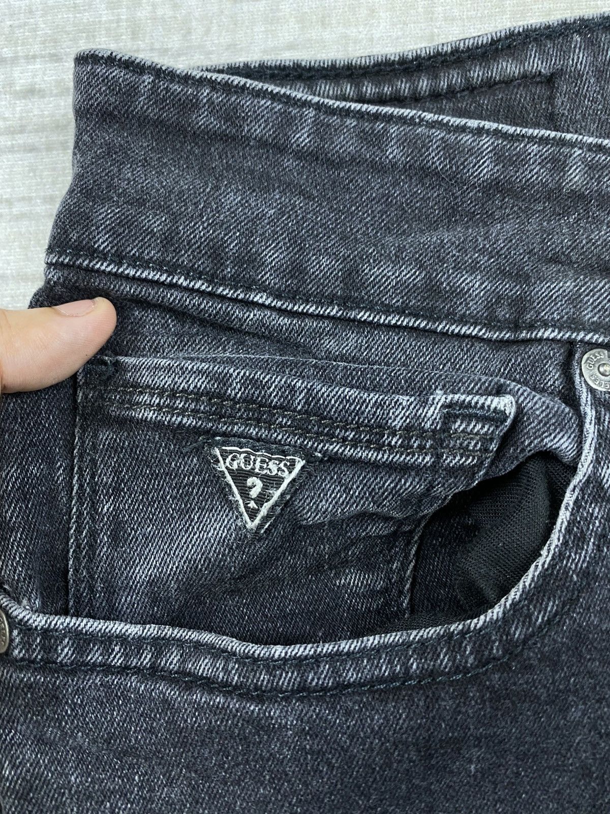 Guess × Vintage Vintage Guess Los Angeles Skinny Denim Pants Size US 34 / EU 50 - 12 Thumbnail