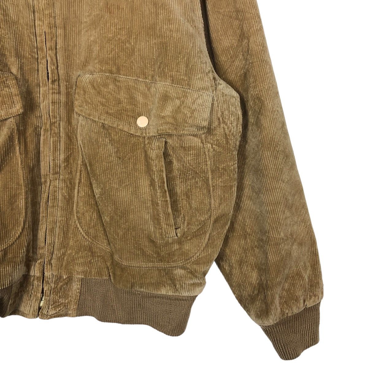 Japanese Brand 🔥90’s Biker Bomber Jacket Corduroy Edwin Japan Made Size US M / EU 48-50 / 2 - 4 Thumbnail
