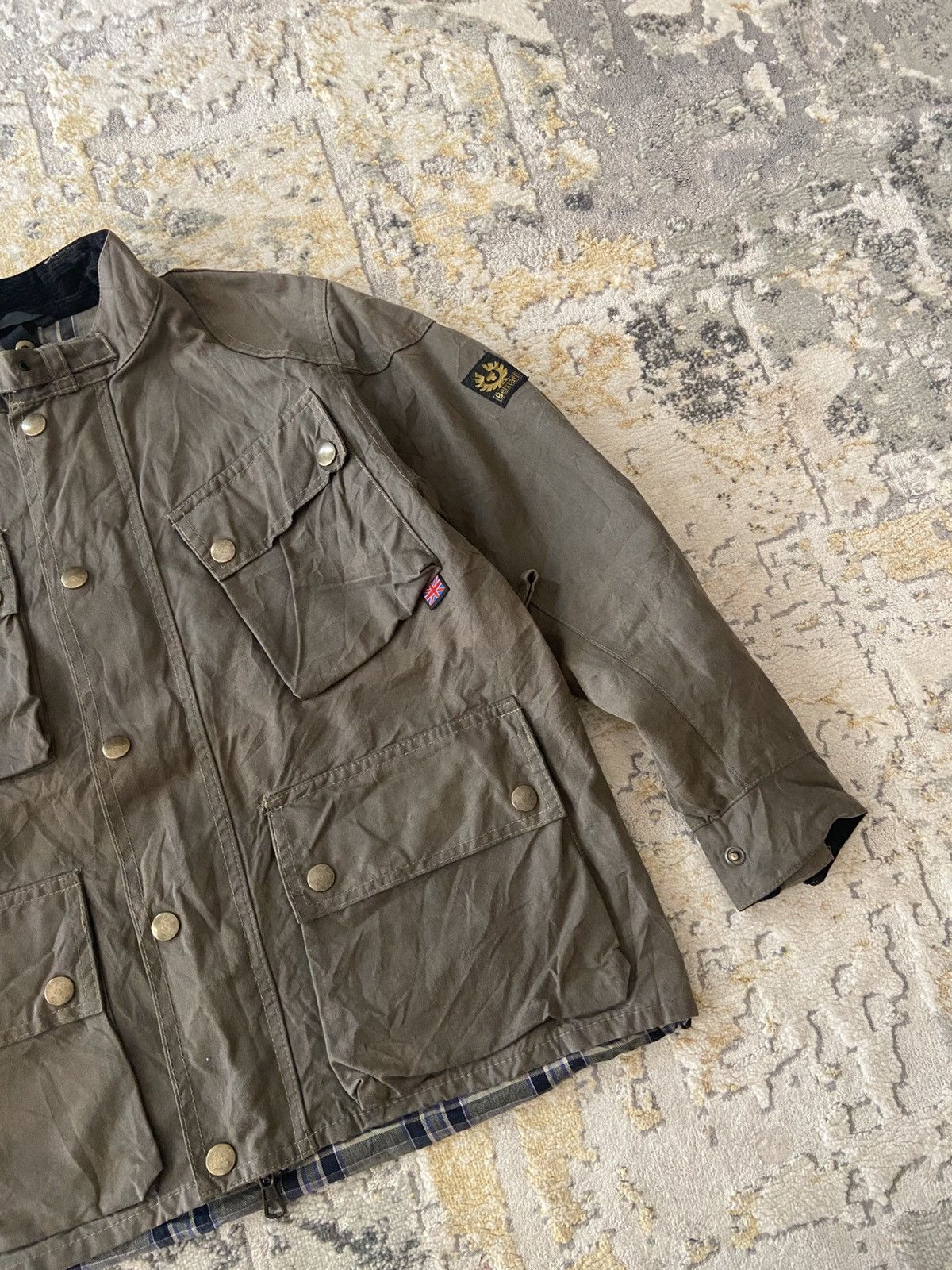 Belstaff BELSTAFF BIKER WAX JACKET Size US XXS / EU 40 - 2 Thumbnail