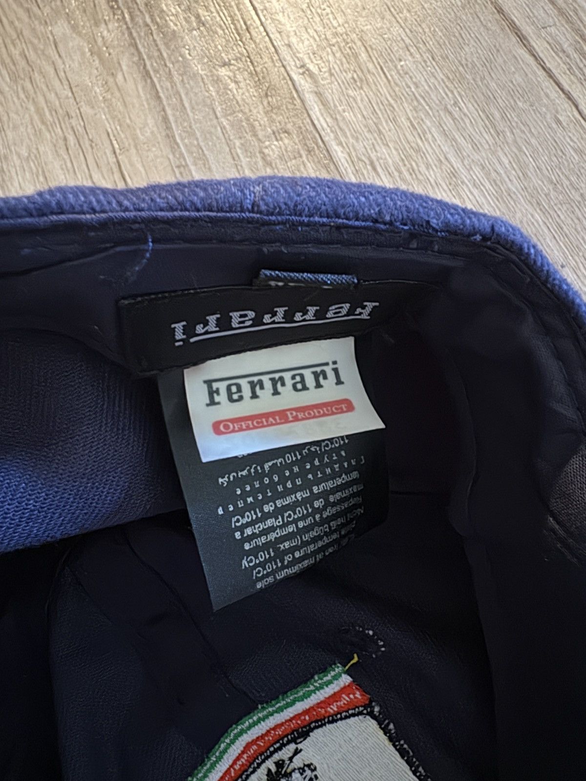 Ferrari Vintage Ferrari Cap Navy Officially Licensed Size ONE SIZE - 2 Thumbnail
