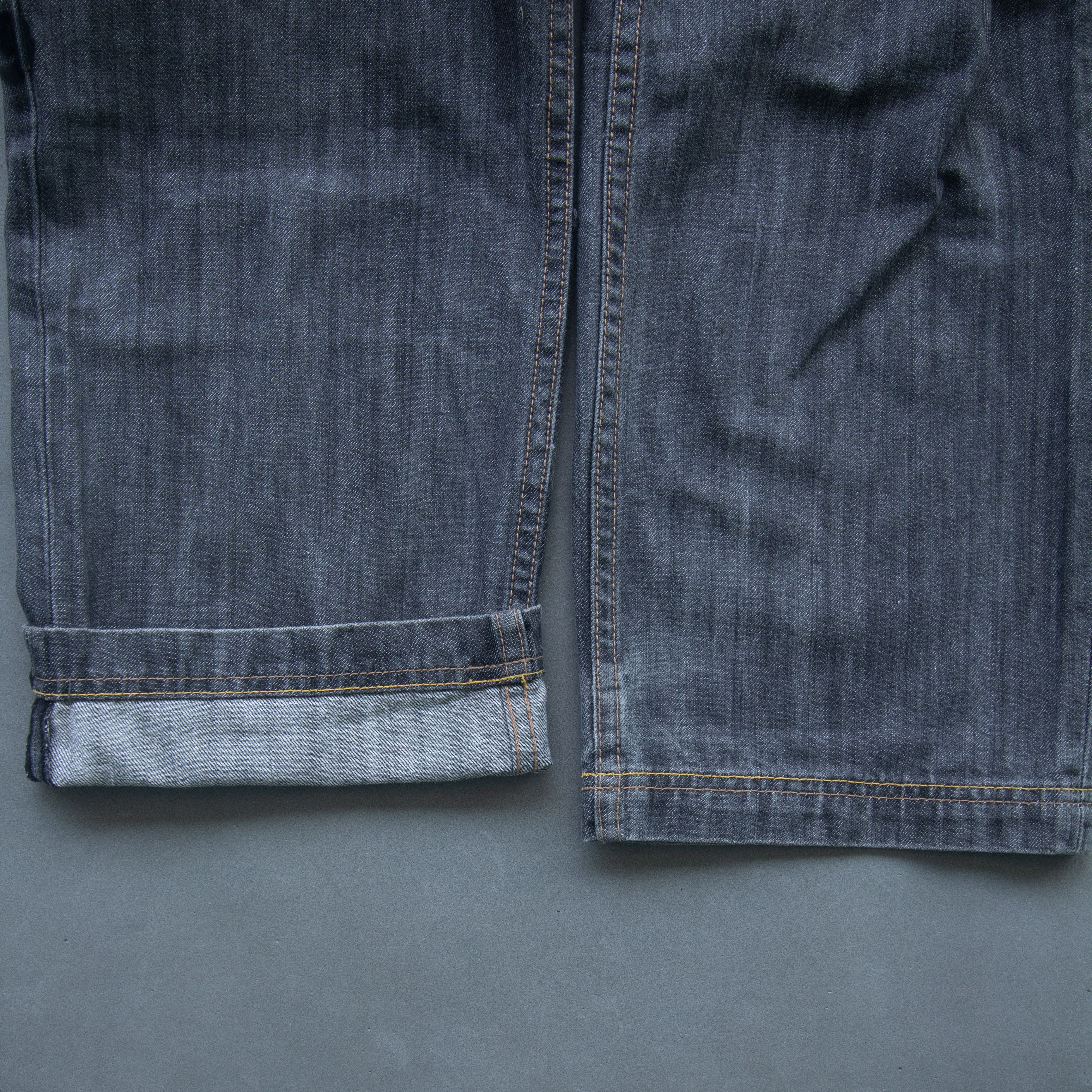 If Six Was Nine × Japanese Brand × Le Grande Bleu (L.G.B.) CROWN HOLDER VELVET ART JEANS Size US 32 / EU 48 - 10 Thumbnail