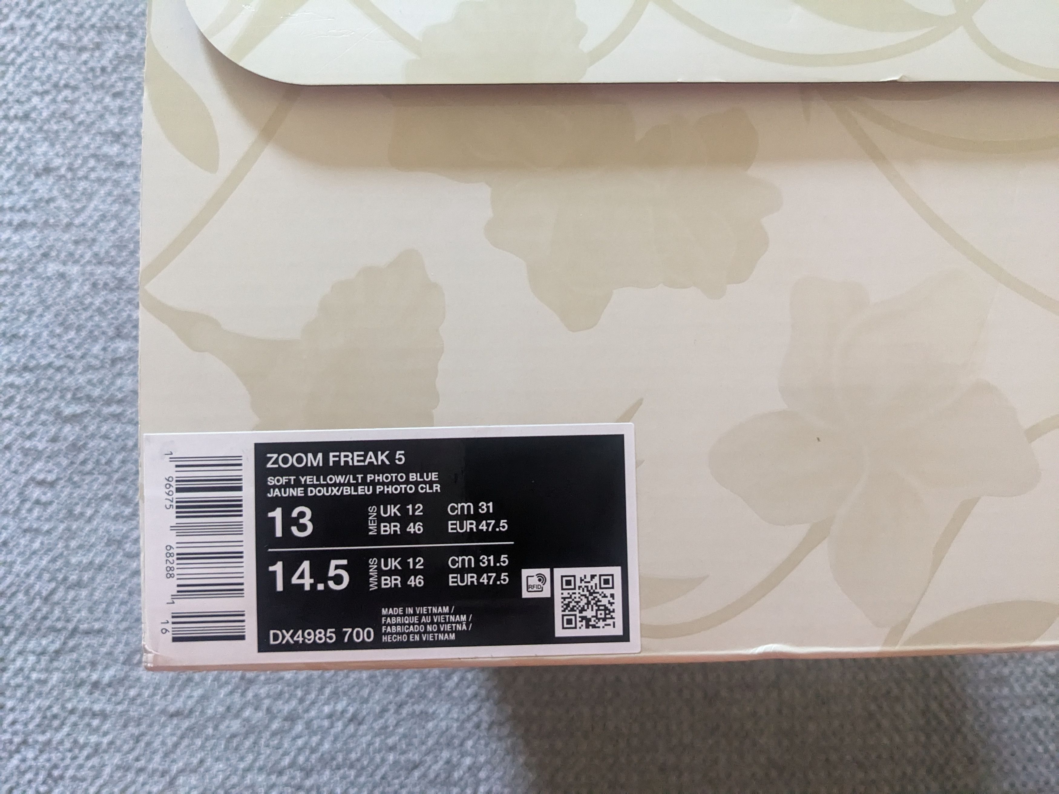 Nike Zoom Freak 5 Size US 13 / EU 46 - 2 Thumbnail