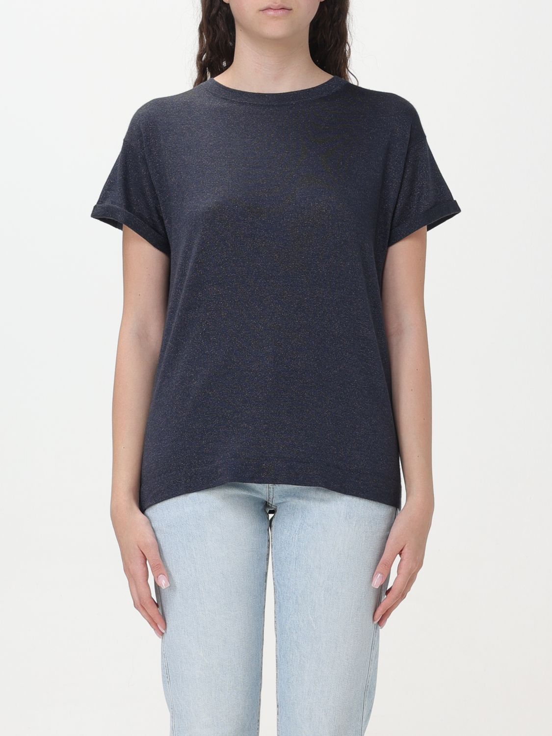 image of Brunello Cucinelli T-Shirt Woman Blue 1, Women's (Size XS)