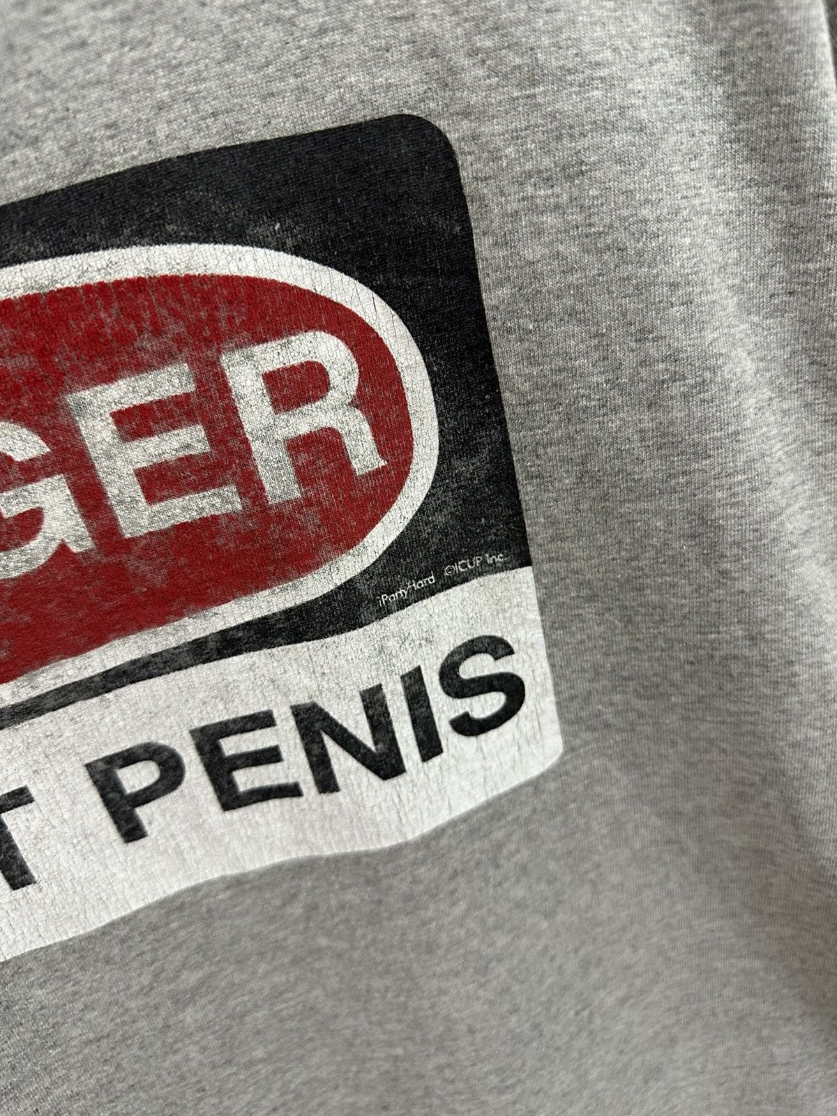 Other Rare And Beautiful Danger Giant Penis iPartyHard Wording Tee Size US L / EU 52-54 / 3 - 6 Thumbnail