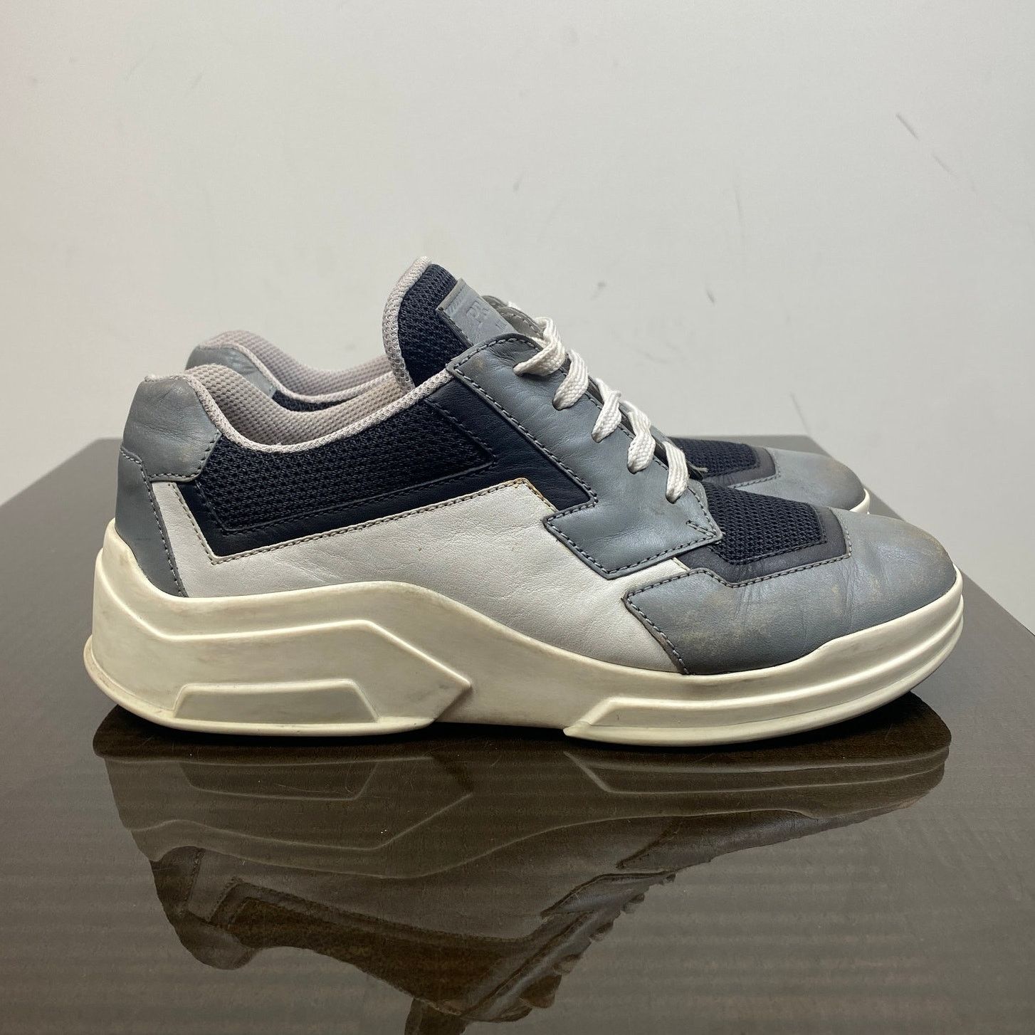Prada Prada Polarius Leather Trainers Sneakers Shoes 36.5 US 6.5 Size US 6.5 / IT 36.5 - 3 Thumbnail