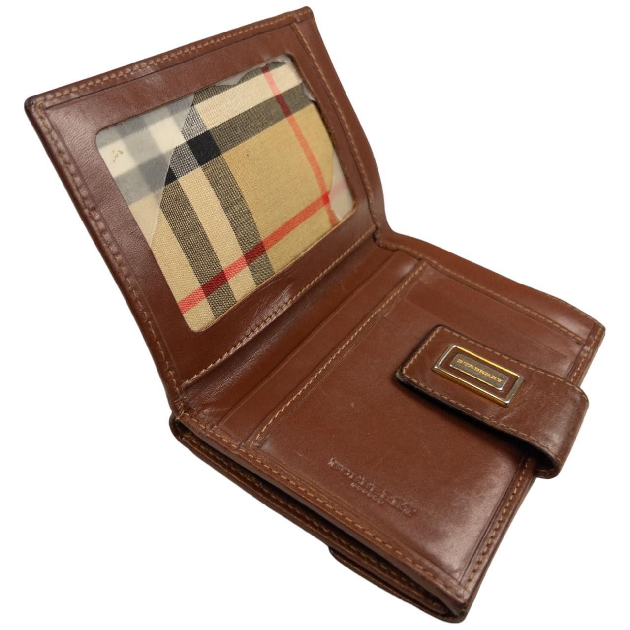 Burberry Vintage Burberry Nova Check Leather Wallet Size ONE SIZE - 7 Thumbnail