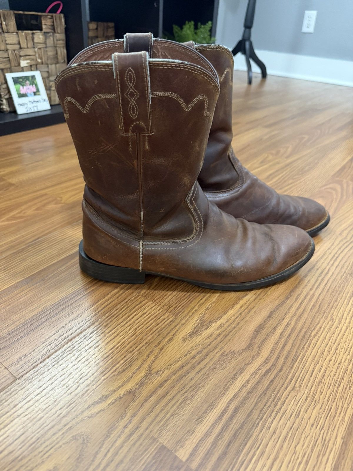 Justin Boots Justin Boots 3902 Mens Jeb Western Cowboy Boots Mid Calf 12D Size US 12 / EU 45 - 1 Thumbnail
