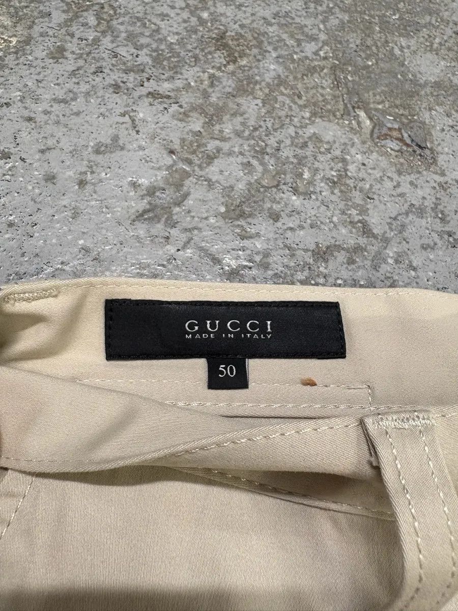 Gucci 2000s Gucci Beige Pure Regular Chino Pants Size US 33 - 10 Thumbnail