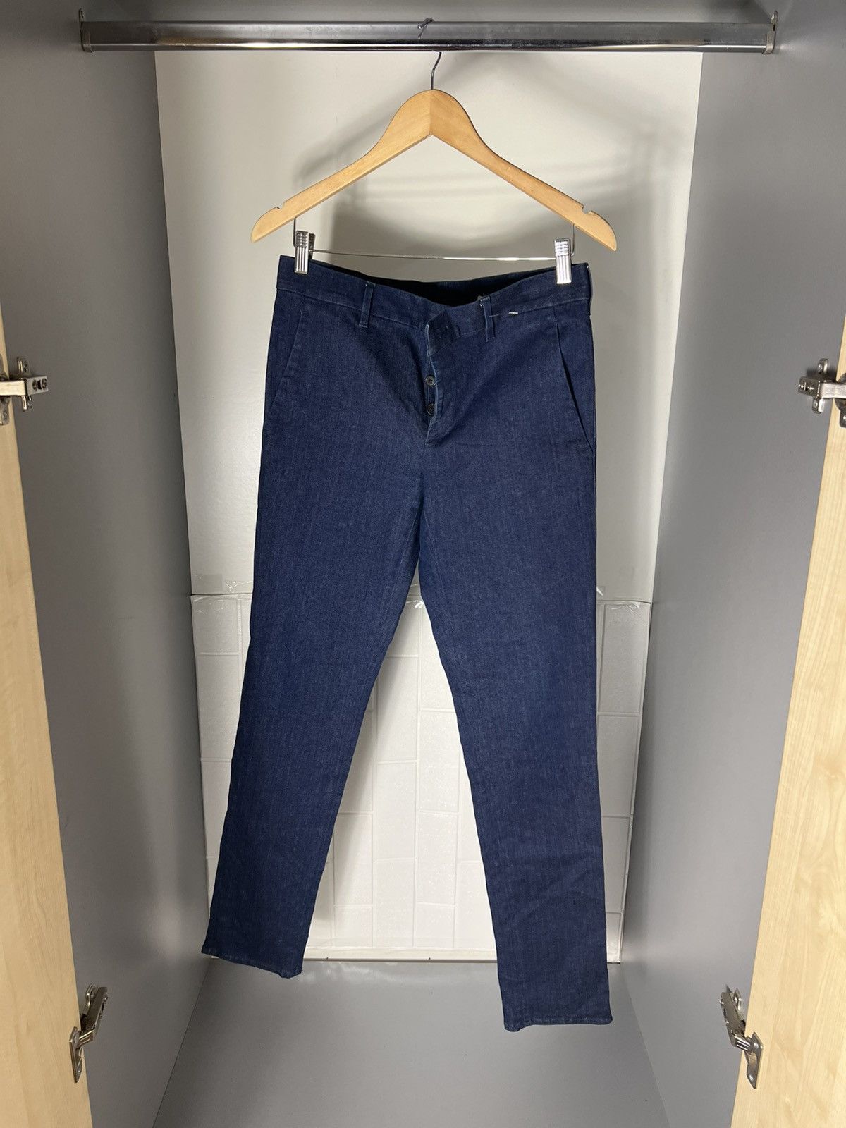 Prada × Vintage VERY RARE PRADA BLACK LABEL DENIM JEANS DESIGNER PANTS DELUX Size US 32 / EU 48 - 4 Thumbnail