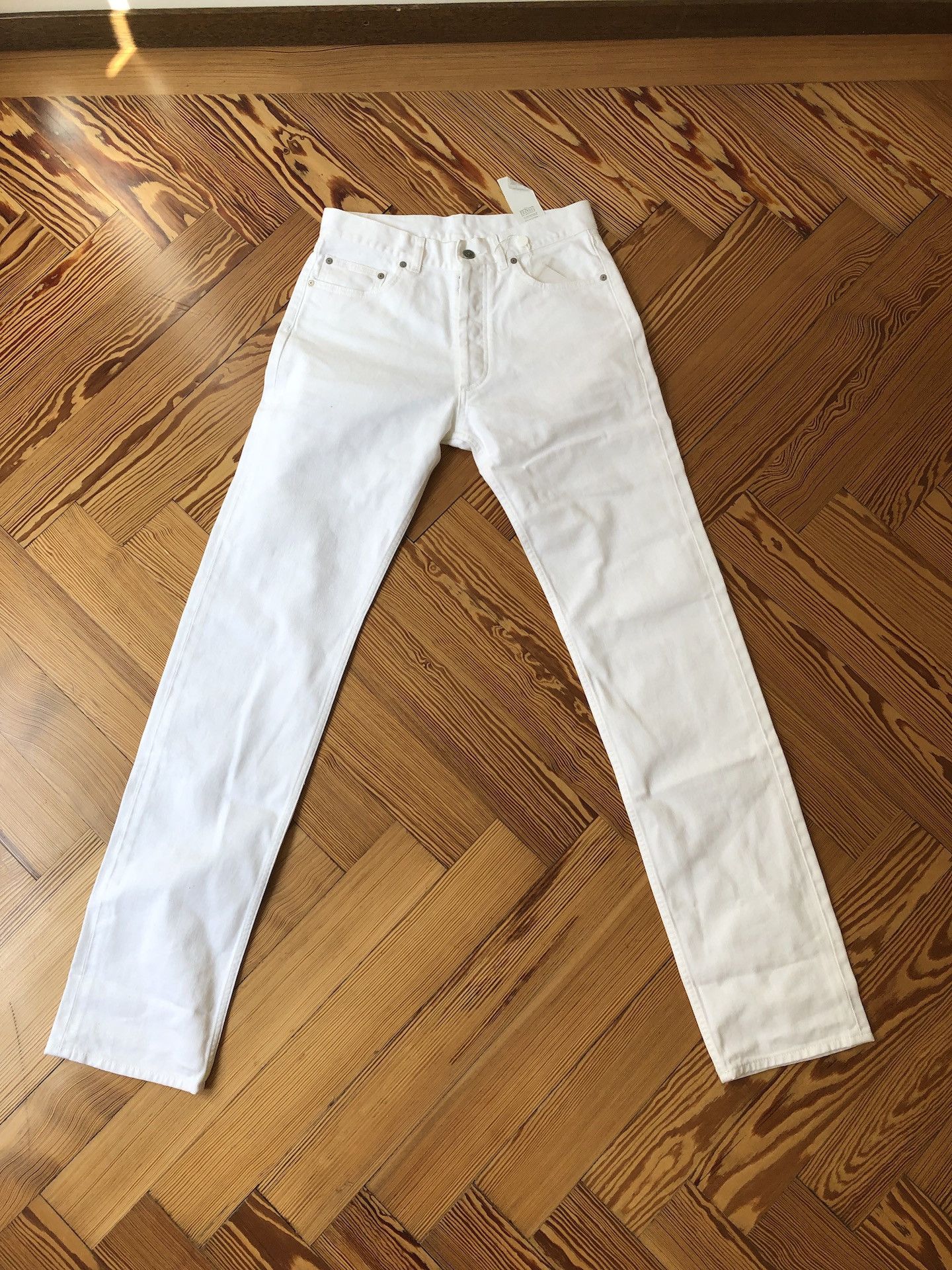 Maison Margiela Maison Margiela Straight Cut Denim Jeans White Size US 30 / EU 46 - 1 Thumbnail