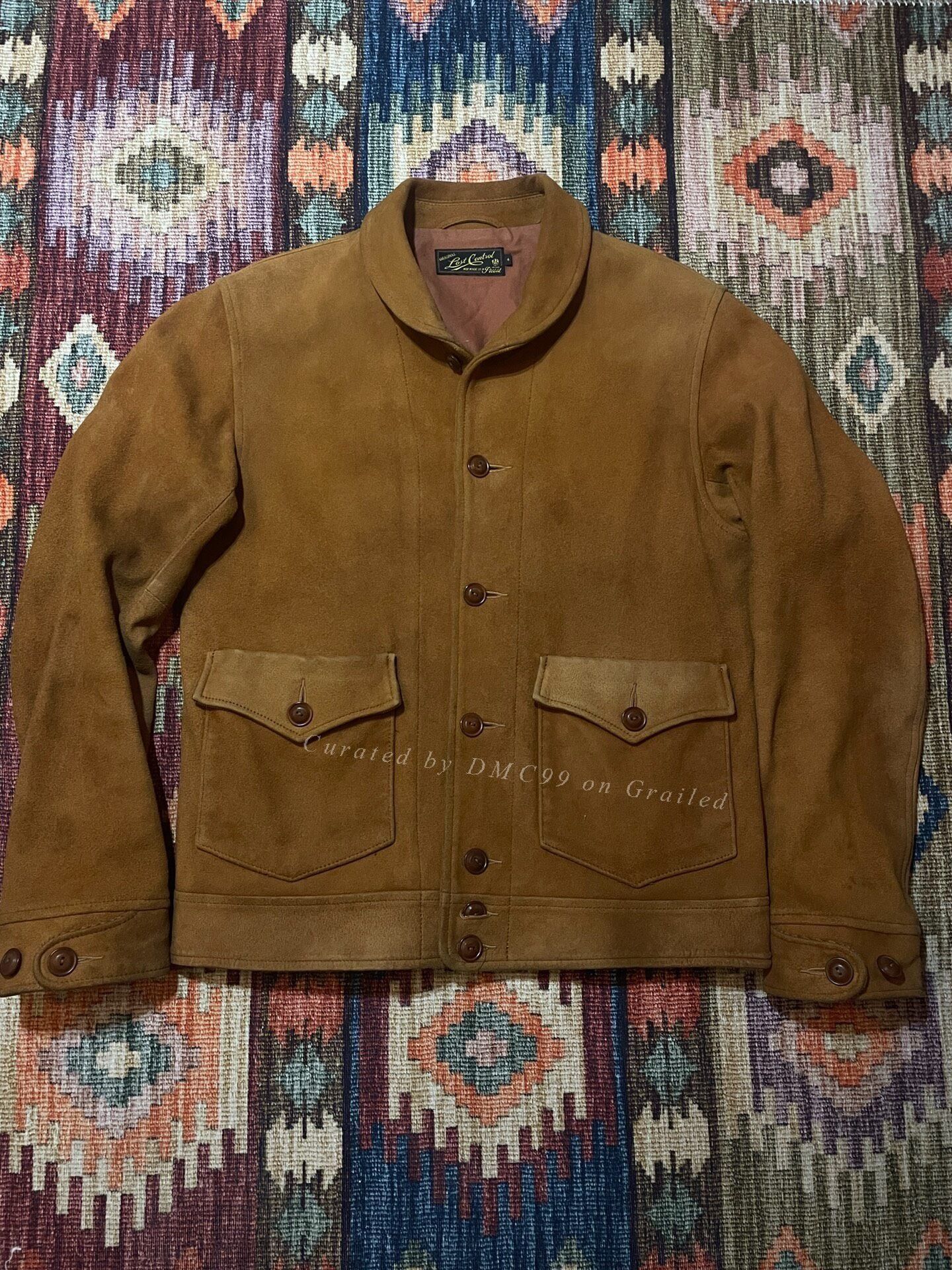 Vintage Lost Control Classic Suede 30s Saxon Jacket Size US XL / EU 56 / 4 - 1 Thumbnail