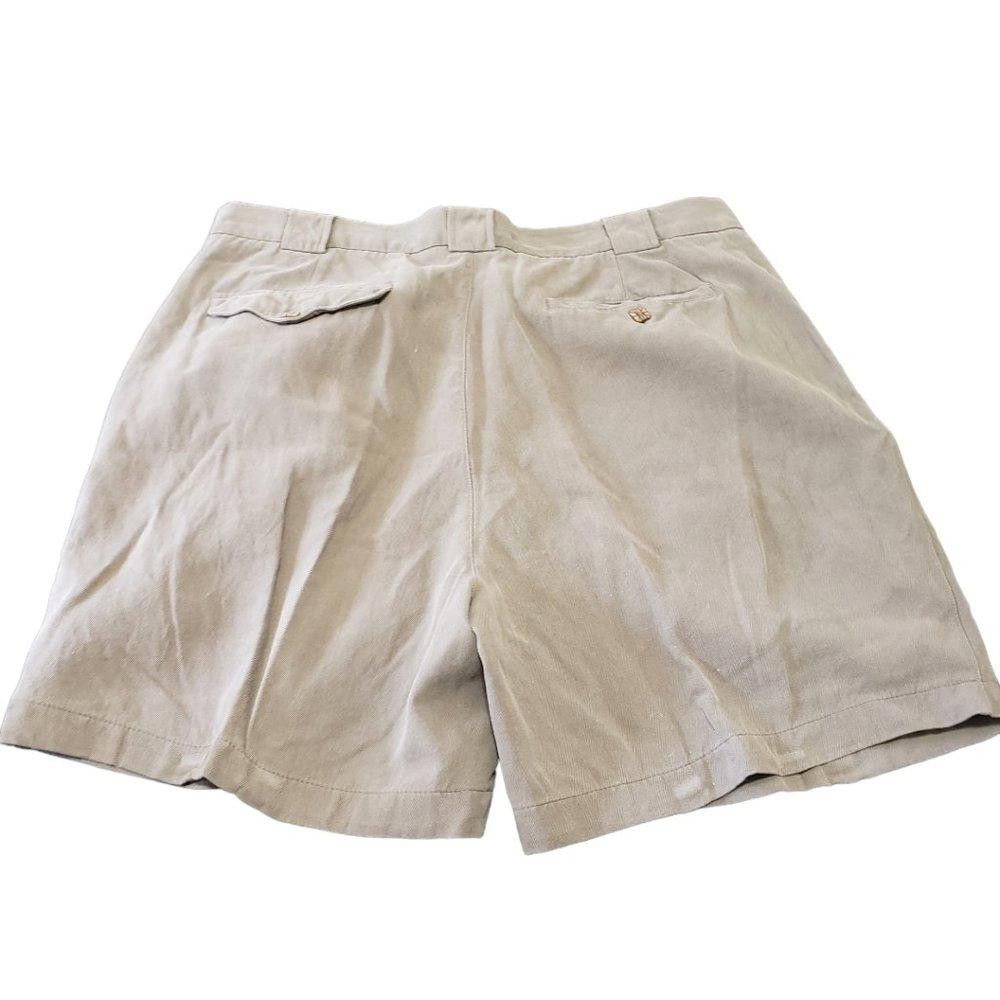 Designer CT248 MEN'S 100 % SILK ISLAND REPUBLIC BERMUDA SHORTS 38 Size US 38 / EU 54 - 4 Thumbnail