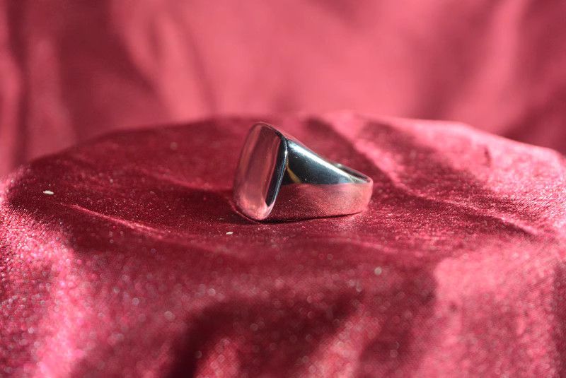 Jewelry Vintage Jewelry Rings Open Size Chrome Ring (Size 7-13) Size ONE SIZE - 2 Thumbnail