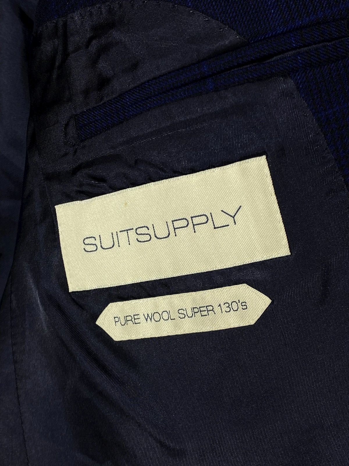 Suitsupply Suitsupply Pure Wool Checkered Blazer 2 Button Sport Coat Size 48S - 11 Thumbnail