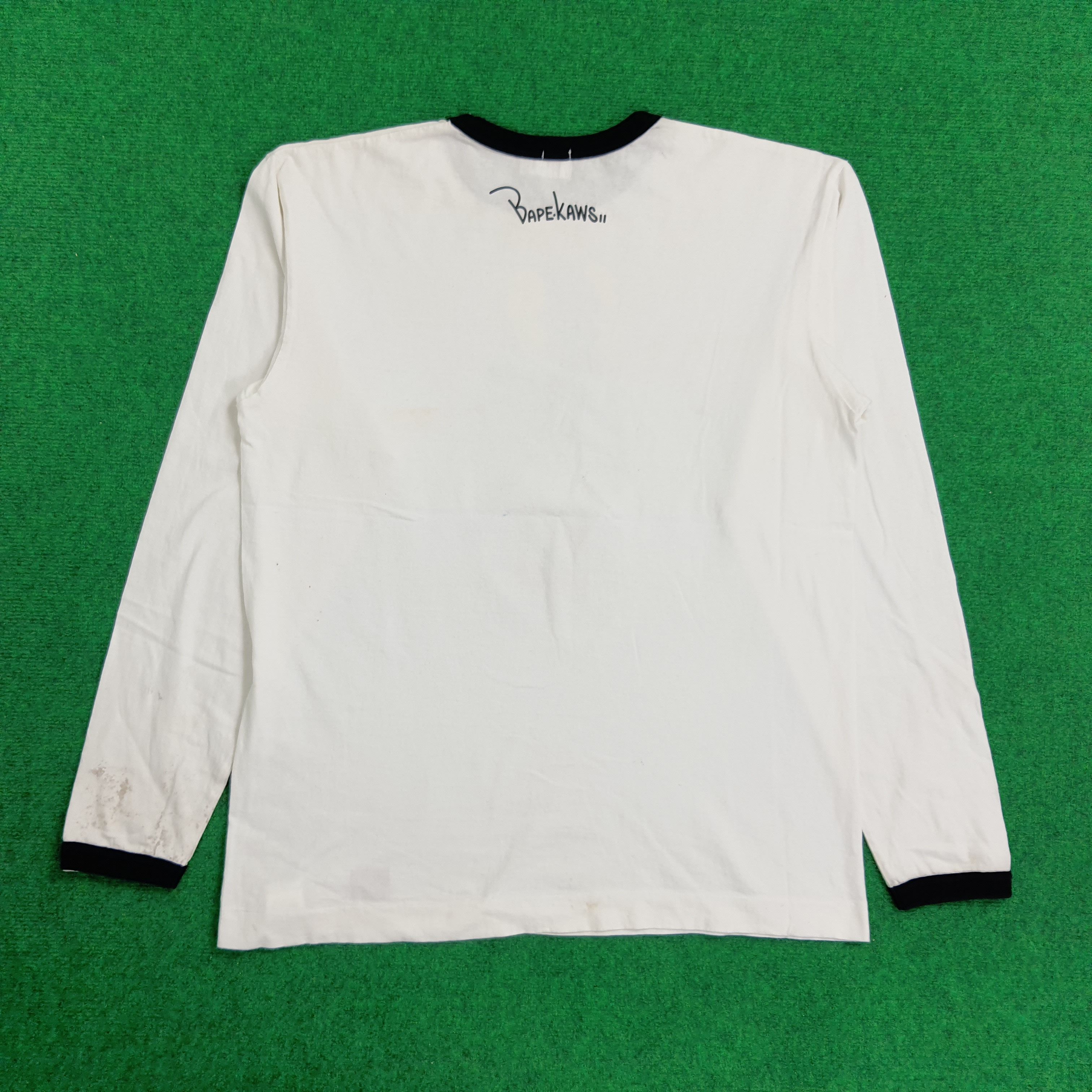 Bape x Kaws Baby Milo Ringer L/S Tee