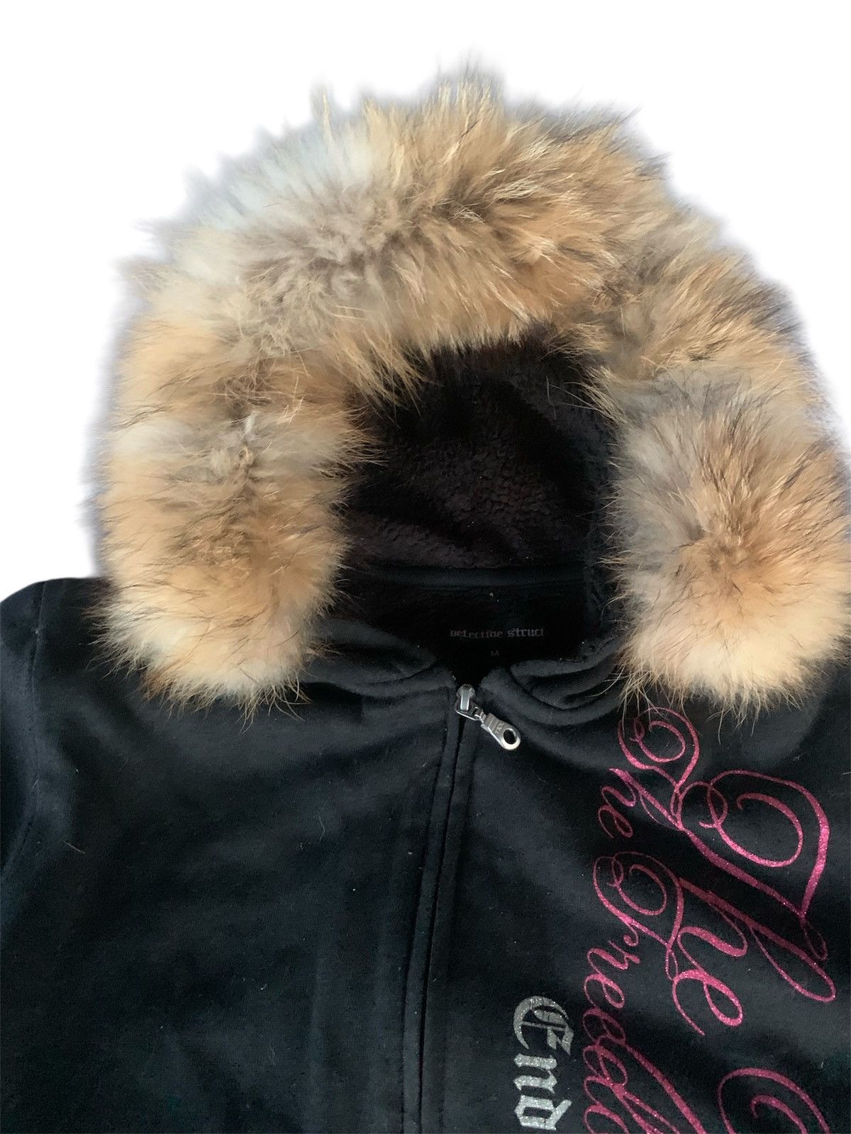 Japanese Brand Y2k style LGB zip fur hoodie Size US M / EU 48-50 / 2 - 2 Thumbnail