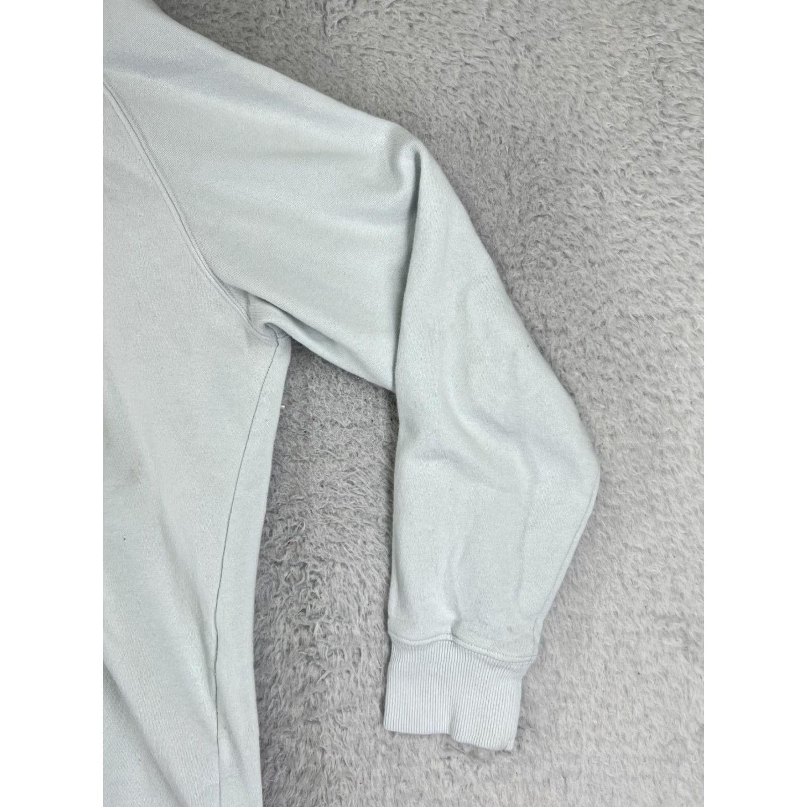 The North Face VINTAGE - The North Face Hoodie - Sweatshirt (Womens) - Large - Green - Logo - Pocket - Pullover - Cotton Blend - Regular Fit - All Seasons - Womens Size L / US 10 / IT 46 - 2 Thumbnail