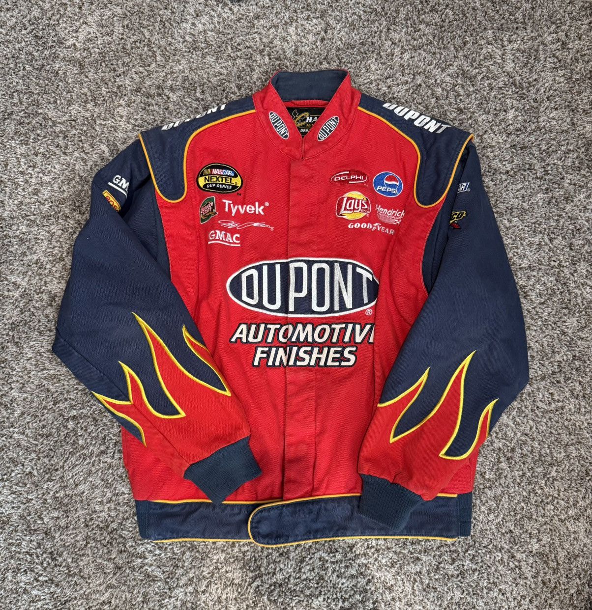 Chase Authentics Vintage Nascar Jeff Gordon Dupont Racing Jacket Size US M / EU 48-50 / 2 - 1 Thumbnail