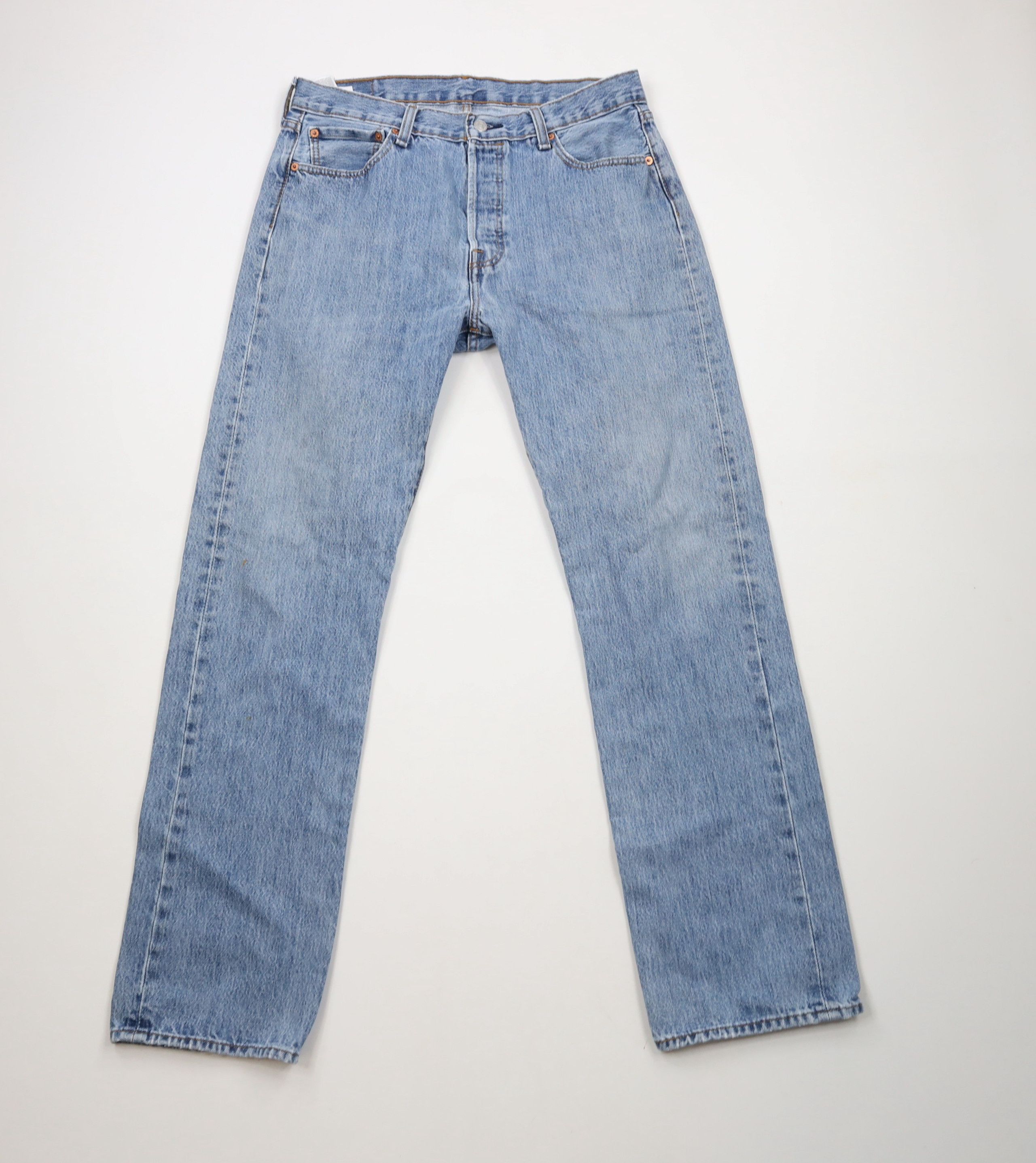 Levi's × Vintage Vintage Y2K Levis 501xx Button Fly Original Fit Denim Jeans Size US 34 / EU 50 - 1 Thumbnail