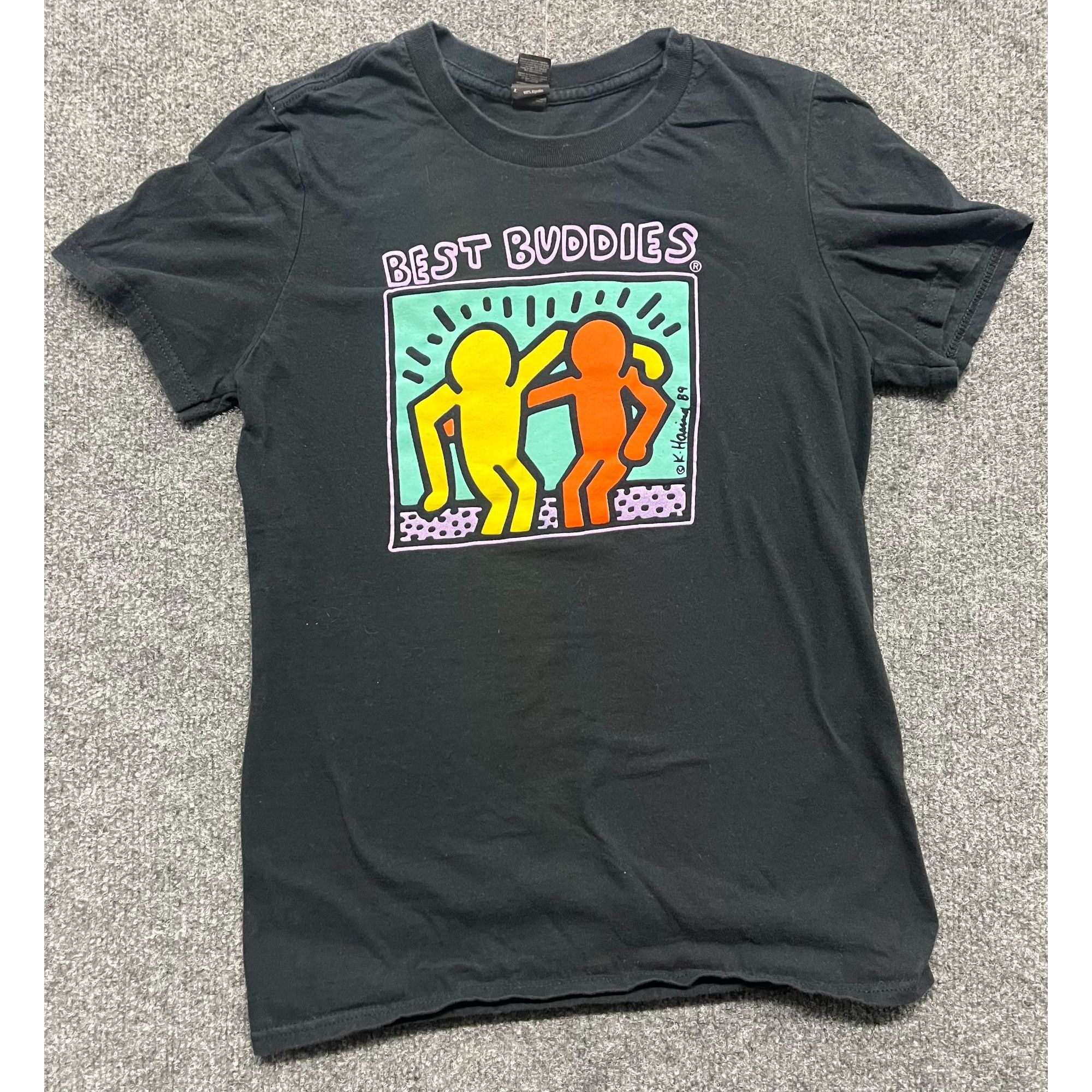 Gildan keith harring shirt size XS best buddies art shirt black Size US L / EU 52-54 / 3 - 1 Thumbnail