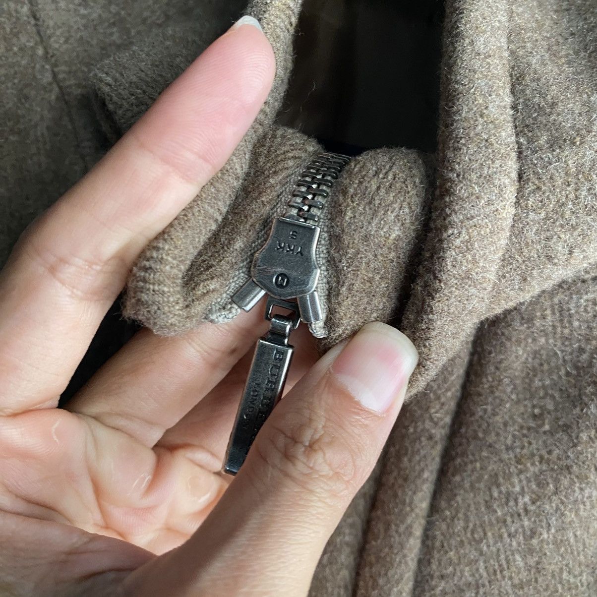 Burberry Burberry Brown Wool Car Coat Lining Vintage Luxury Overcoat Size US S / EU 44-46 / 1 - 12 Thumbnail
