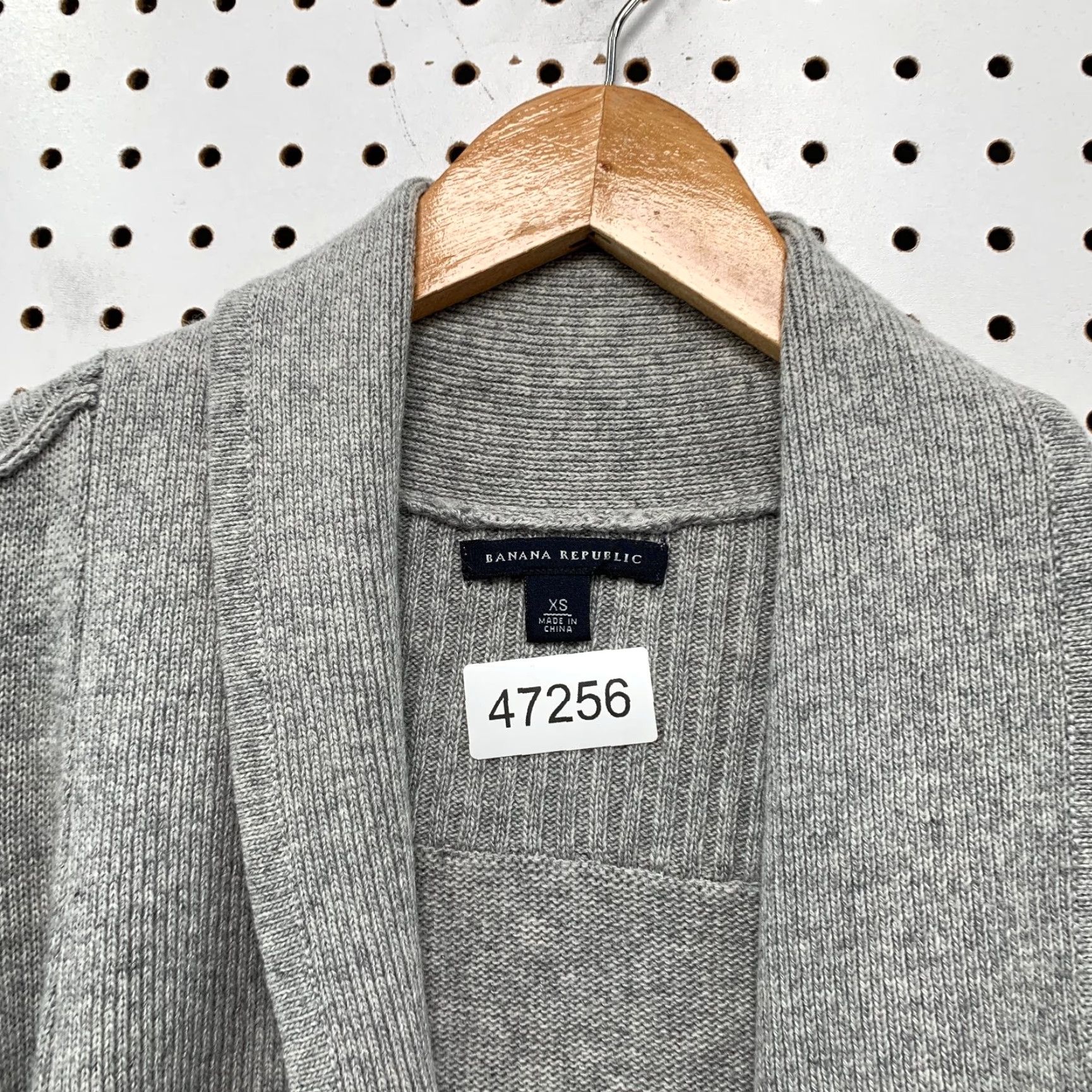 Banana Republic Banana Republic Wool Cardigan Sweater Women Small Gray Open Front Shawl Business Cardigan Size S / US 4 / IT 40 - 3 Thumbnail