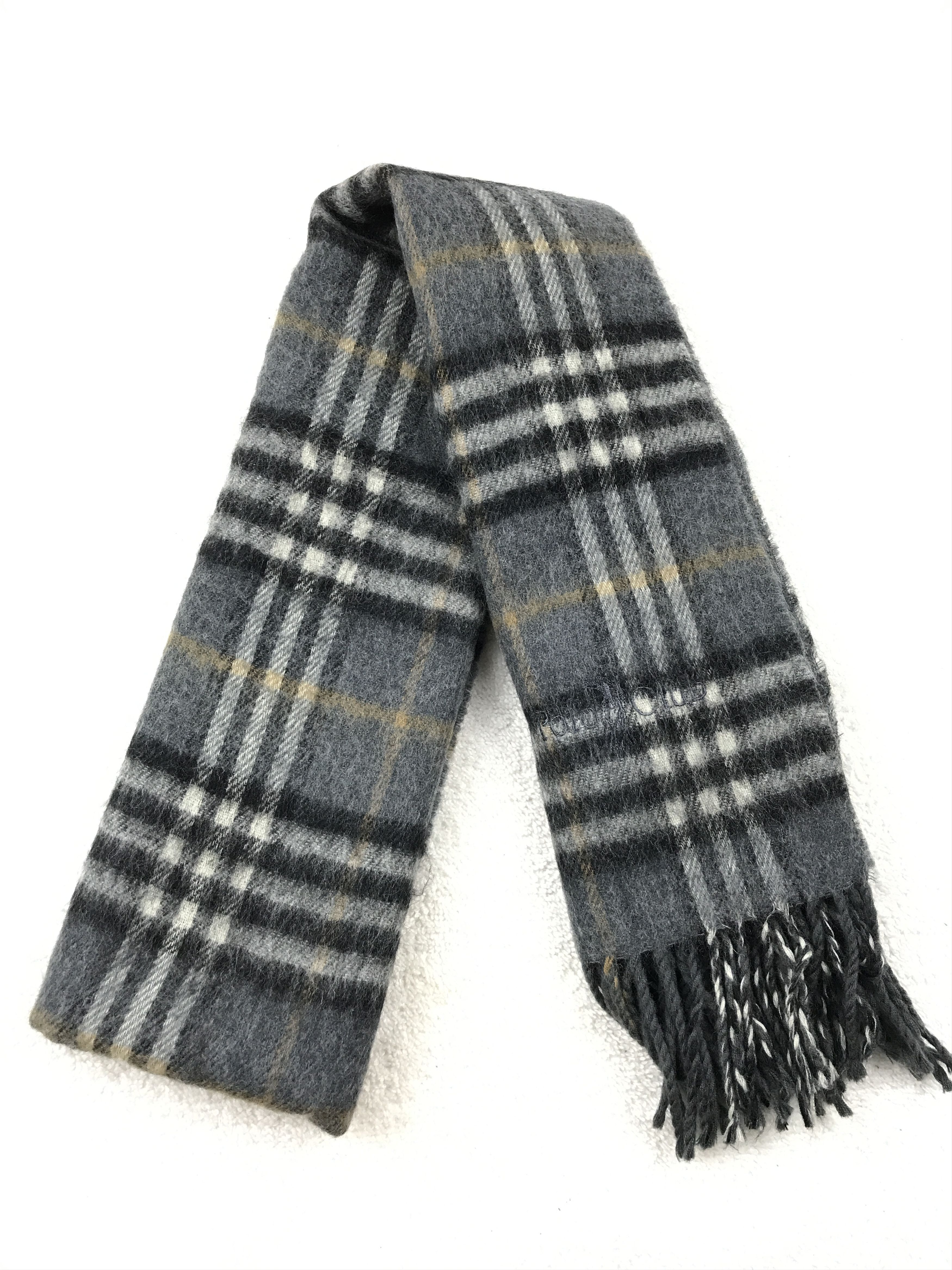 Beverly Hills Polo Club × Designer × Vintage Vintage Polo Club Scarf Muffler Wool Cashmere Size ONE SIZE - 5 Thumbnail
