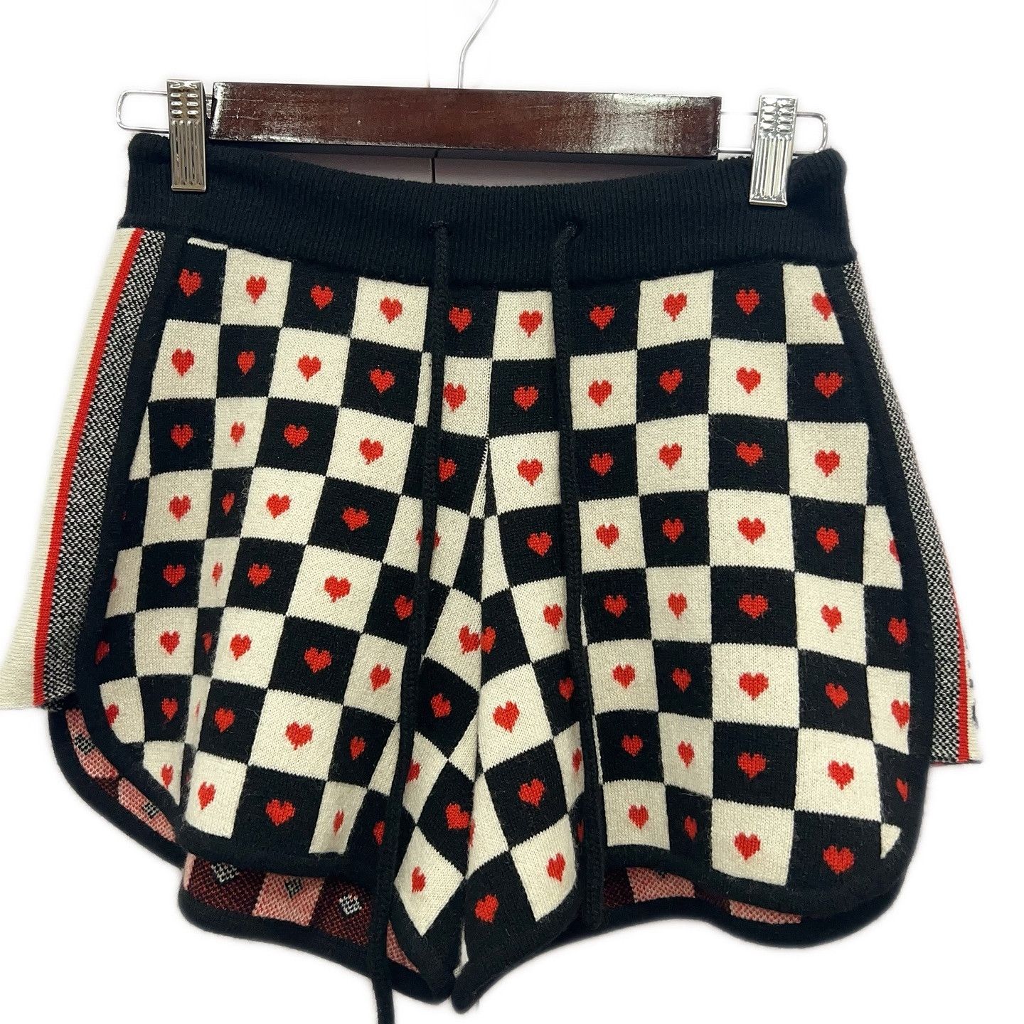 Dior Christian Dior Heart Check Knit Shorts FR 34 Size 25" / US 0 / IT 36 - 1 Thumbnail