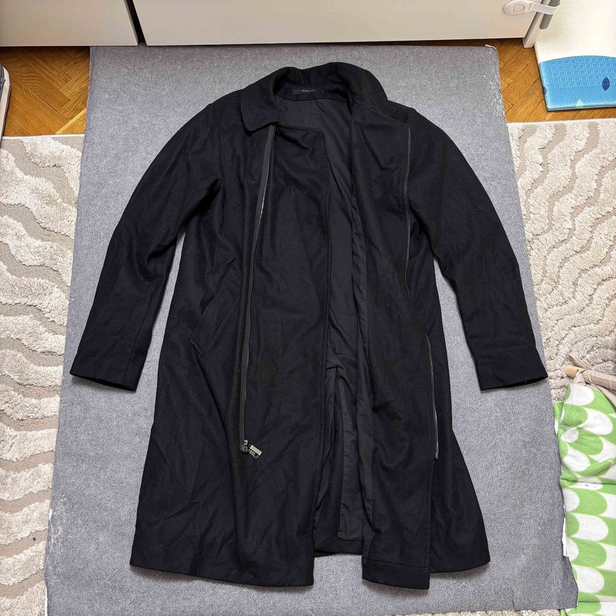 Odyn Vovk Odyn Vovk Wool Coat Made In USA Avant Garde Archive Fashion Size US XL / EU 56 / 4 - 13 Thumbnail