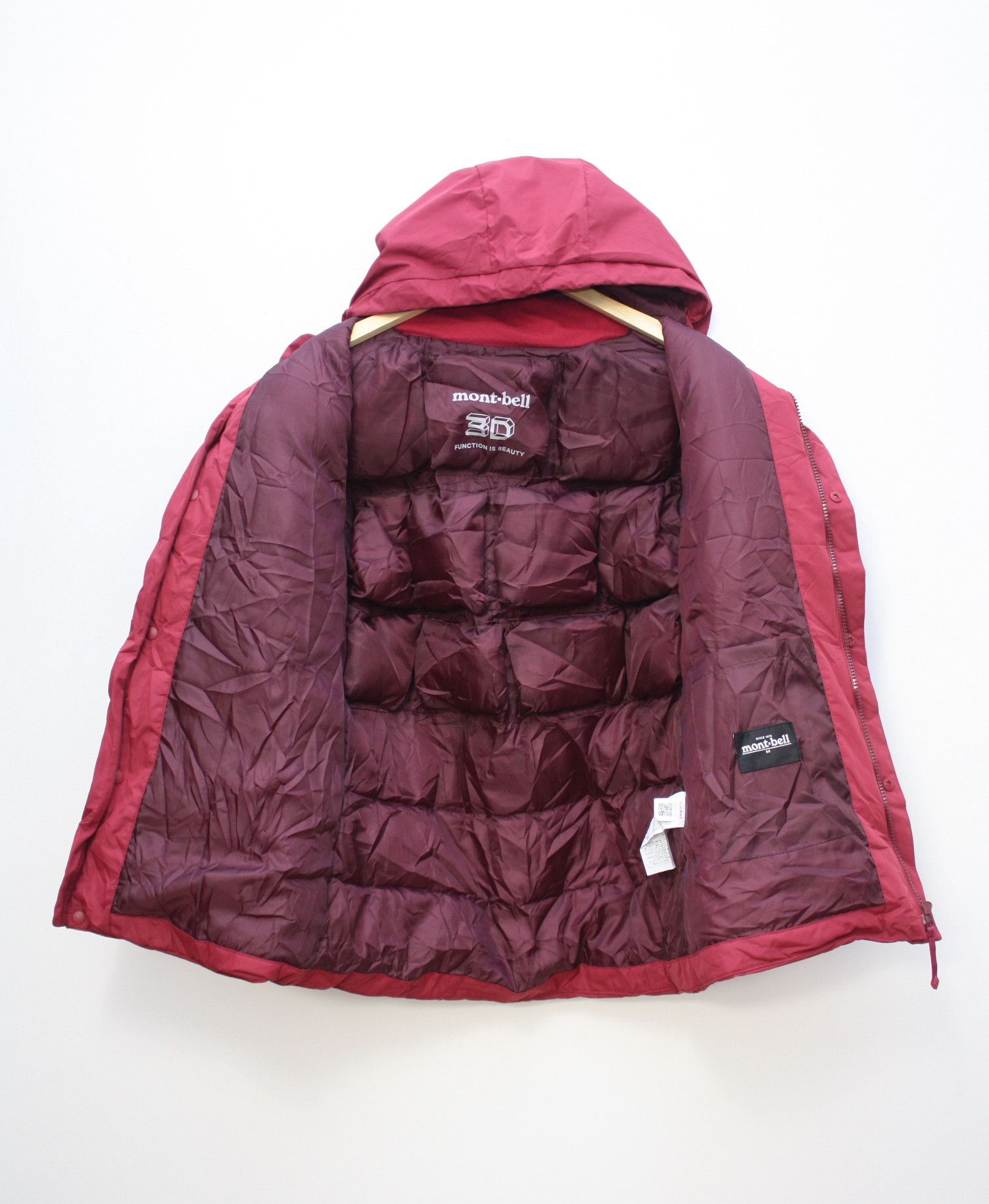 Montbell Montbell Red Puffer Down Jacket Men's Small Size US S / EU 44-46 / 1 - 4 Thumbnail