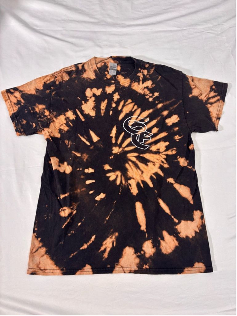 Gildan Men's Gildan T-shirt Size M Black and Orange Tie Dye Size US M / EU 48-50 / 2 - 1 Thumbnail