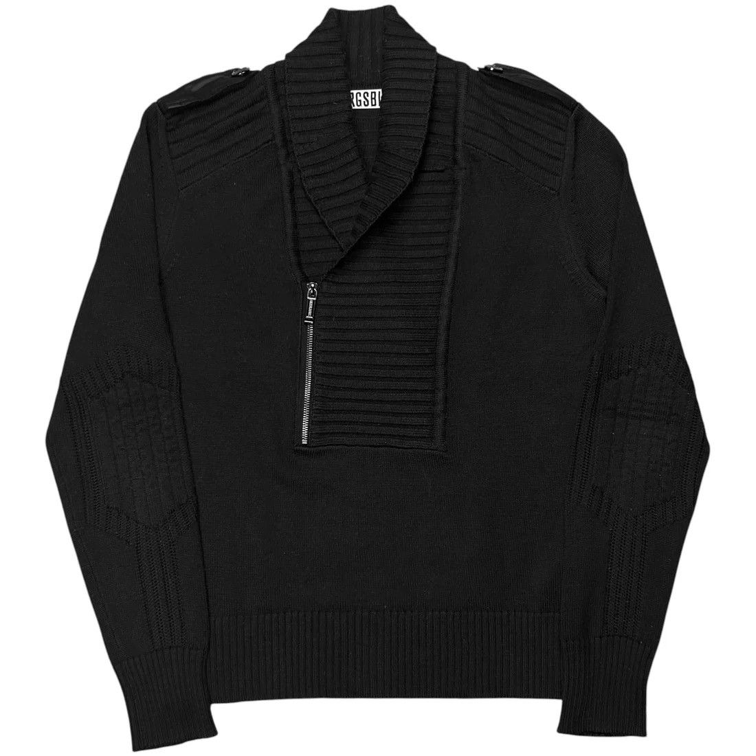 Dirk Bikkembergs Dirk Bikkembergs Military Zip Knit Sweater - AW10 Size US M / EU 48-50 / 2 - 1 Thumbnail