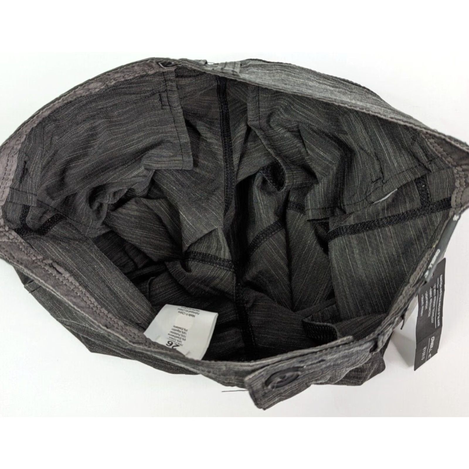O'Neill NWT O'NEILL Hybrid Grey Board Shorts Swim Logged Slub Hyperdry Size 26 Stretch Size US 26 / EU 42 - 6 Thumbnail
