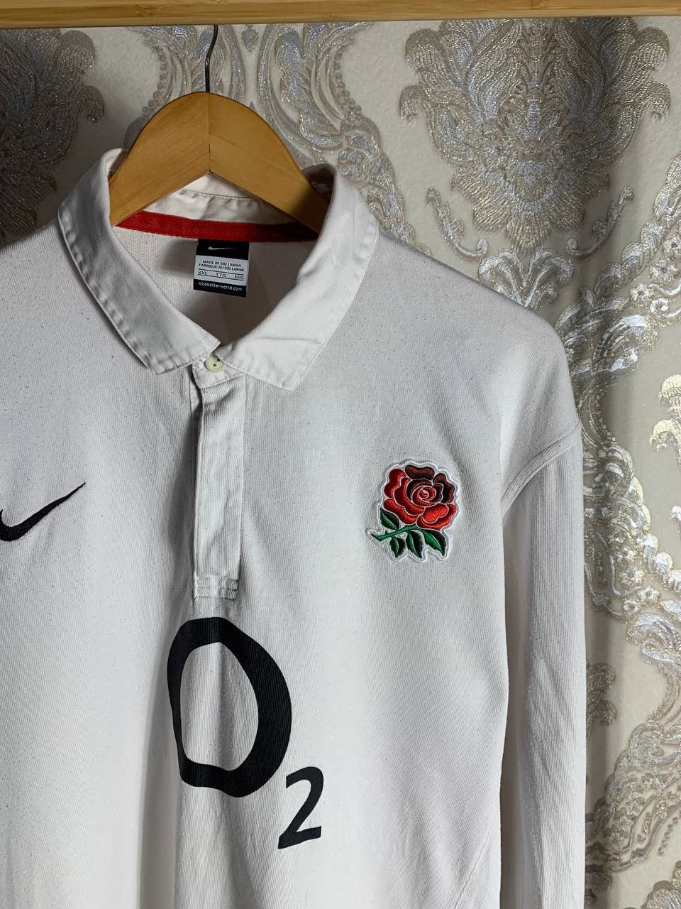 Nike × Vintage VERY RARE NIKE ENGLAND RETRO RUGBY JERSEY BLOKECORE 90s Y2K Size US XXL / EU 58 / 5 - 2 Thumbnail