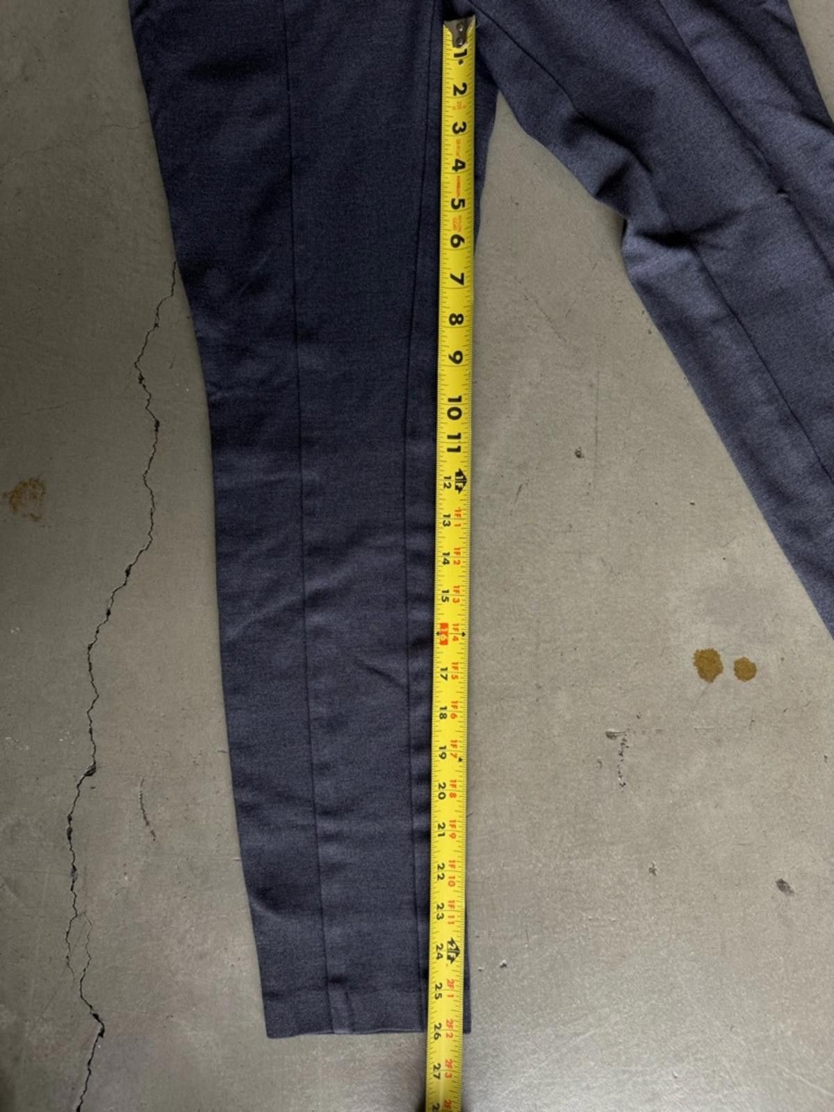 Other Hilary Radley / Ponte Slim Stretch Pants / heather charcoal Size 28" / US 6 / IT 42 - 10 Thumbnail