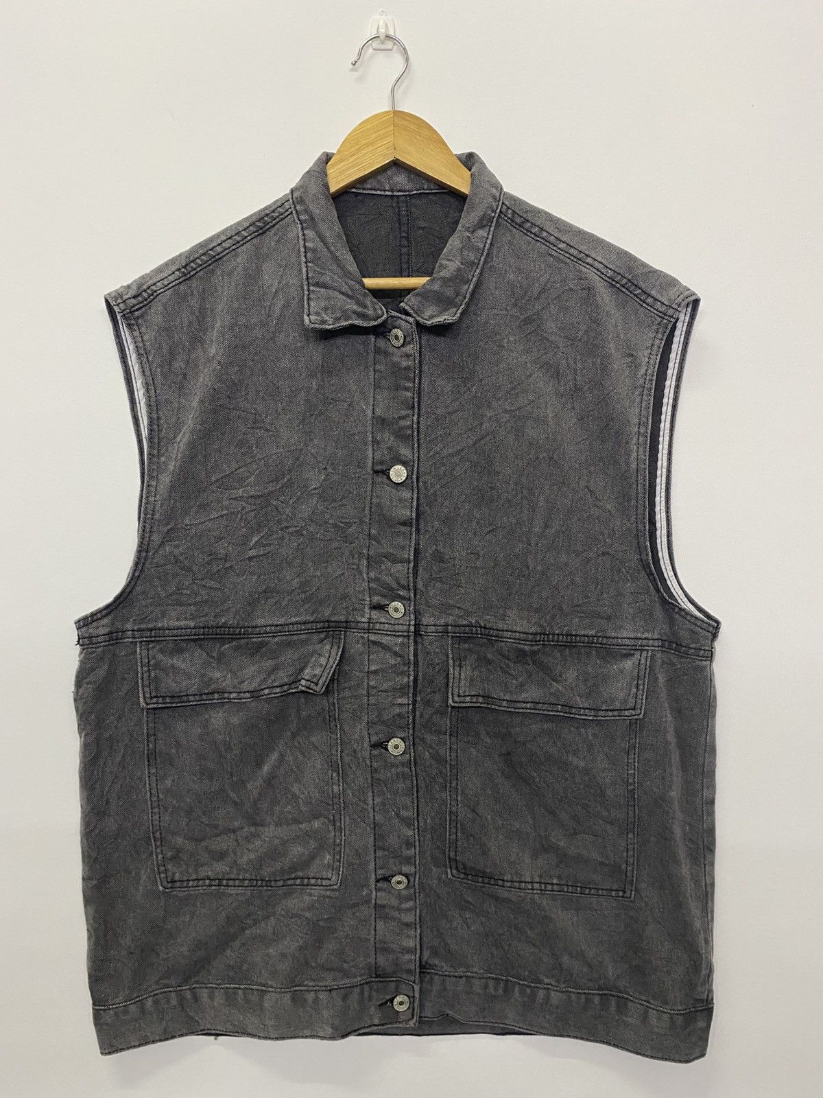 Other Unbrand Vest Denim Jacket Sleeveless Size US XL / EU 56 / 4 - 1 Thumbnail