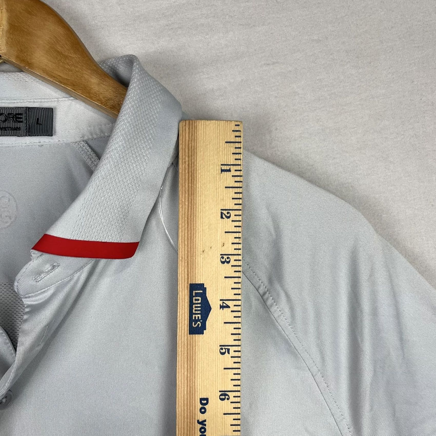 G/FORE G/Fore Polo Shirt Mens Large Skull Logo Golf Stretch Performance Grey Shirt Size US L / EU 52-54 / 3 - 5 Thumbnail
