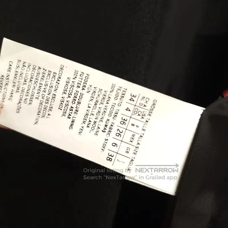 Max Mara MaxMara Black Wool Mid-Length Winter Coat . Size S / US 4 / IT 40 - 3 Thumbnail